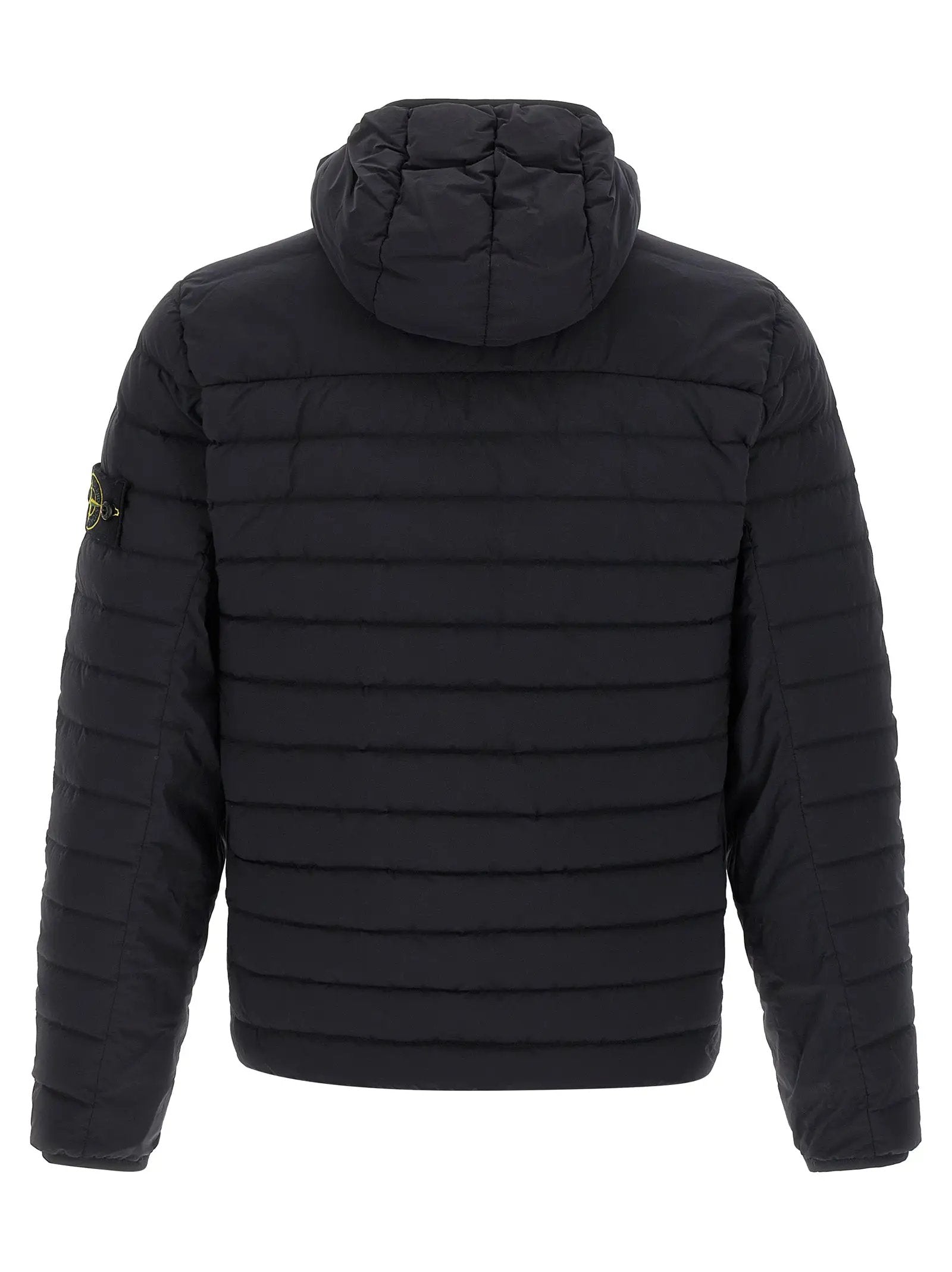 Stone Island Blue Polyamide Full-Length Jacket