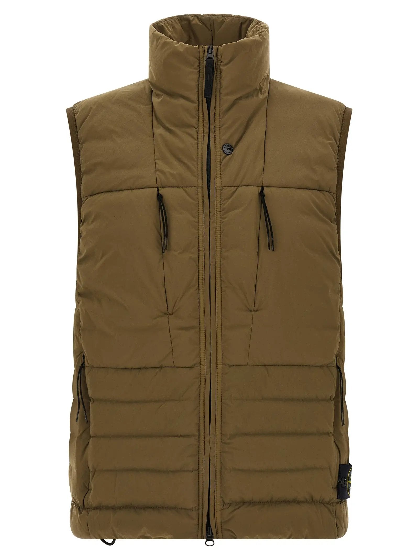 Stone Island Bicolor Polyamide Sleeveless Jacket
