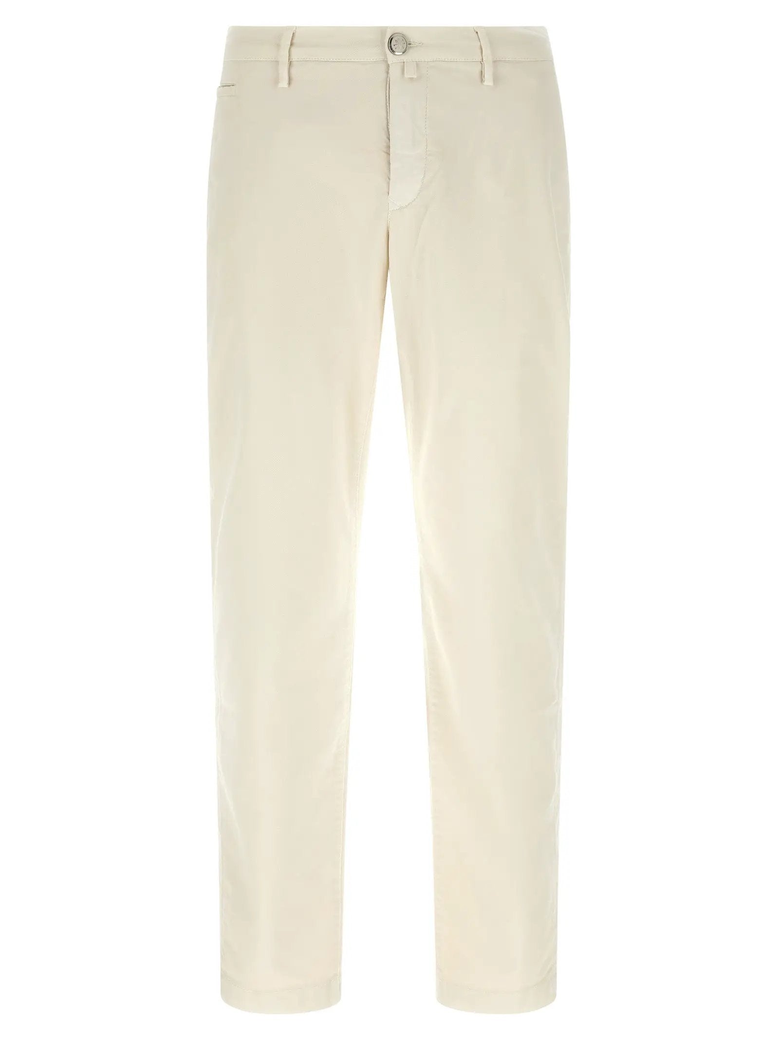 Jacob Cohen White Cotton Chino Pants