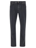 Jacob Cohen Gray Cotton Straight-Leg Jeans