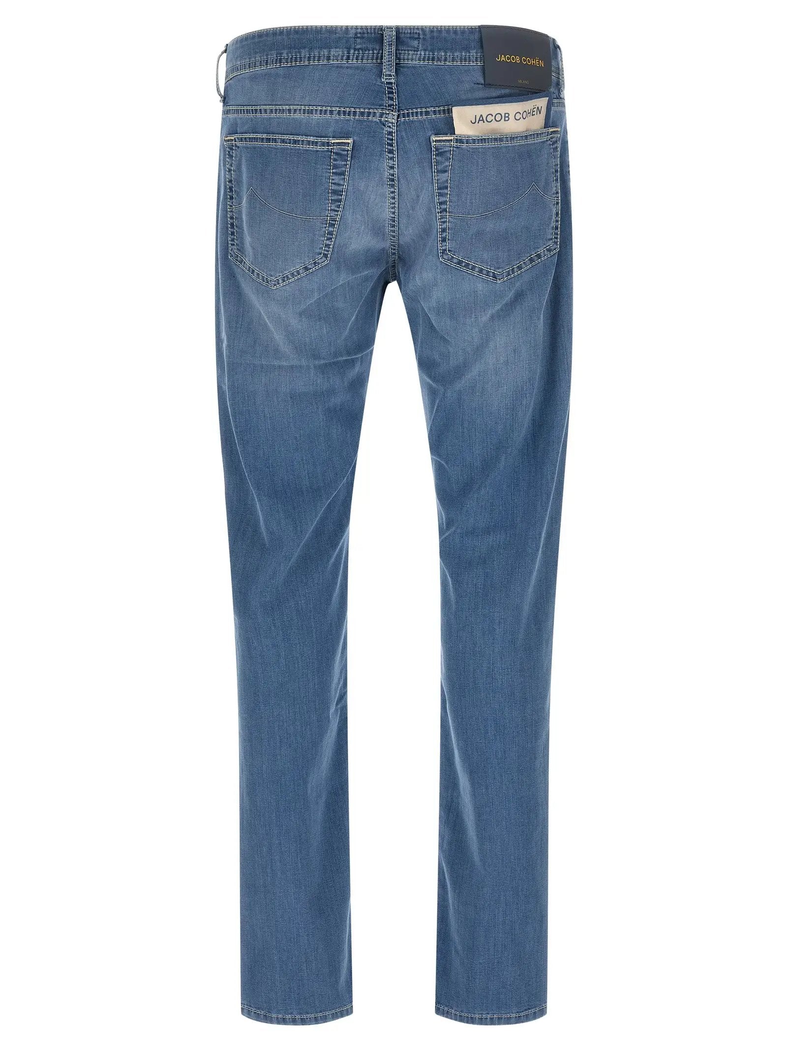 Jean droit en coton bleu Jacob Cohen
