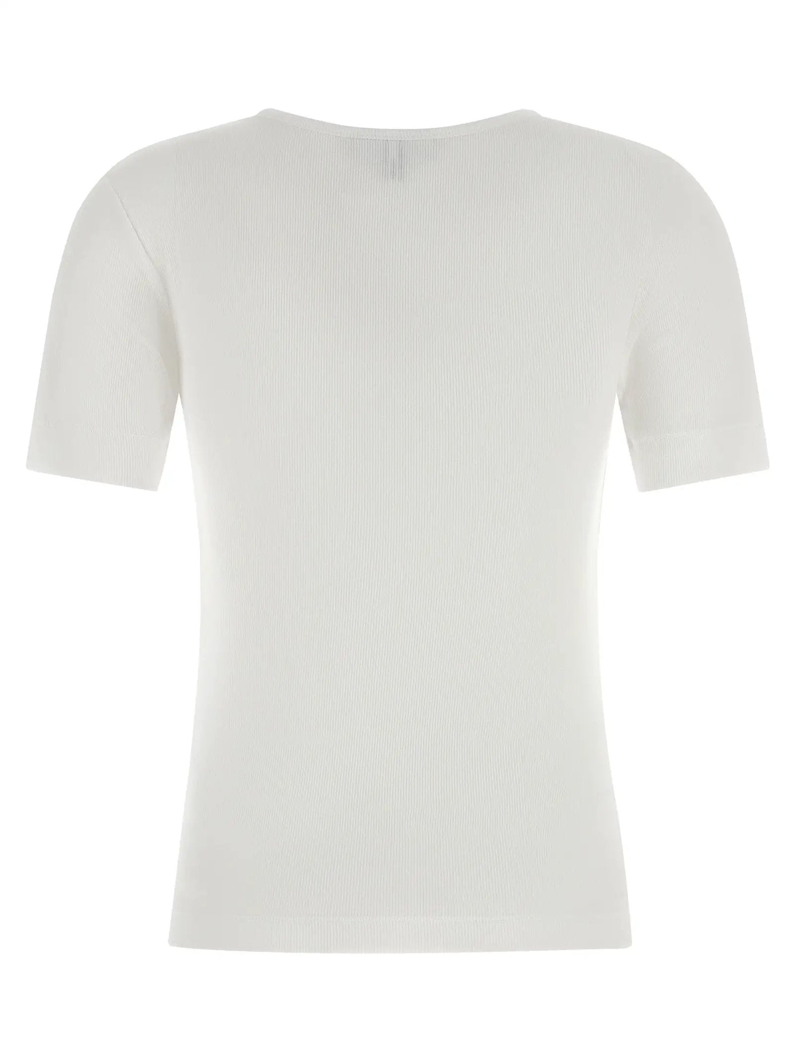 Ganni White Organic Cotton T-Shirt