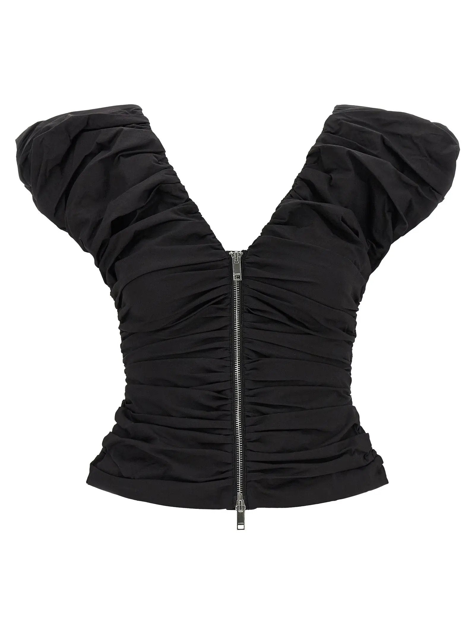 Ganni Black Cotton Shirt