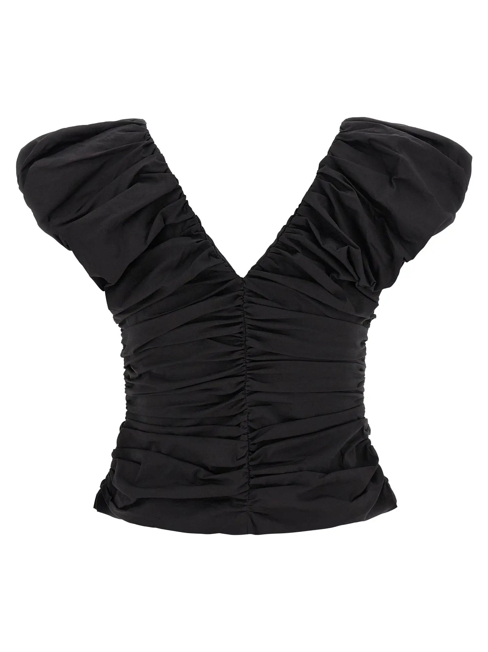 Ganni Black Cotton Shirt