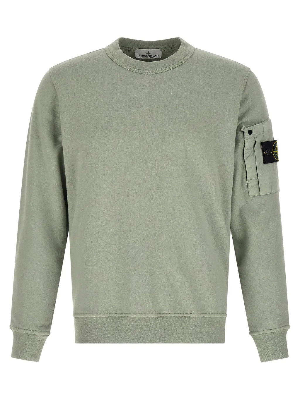 Stone Island Bicolor Cotton Sweatshirt