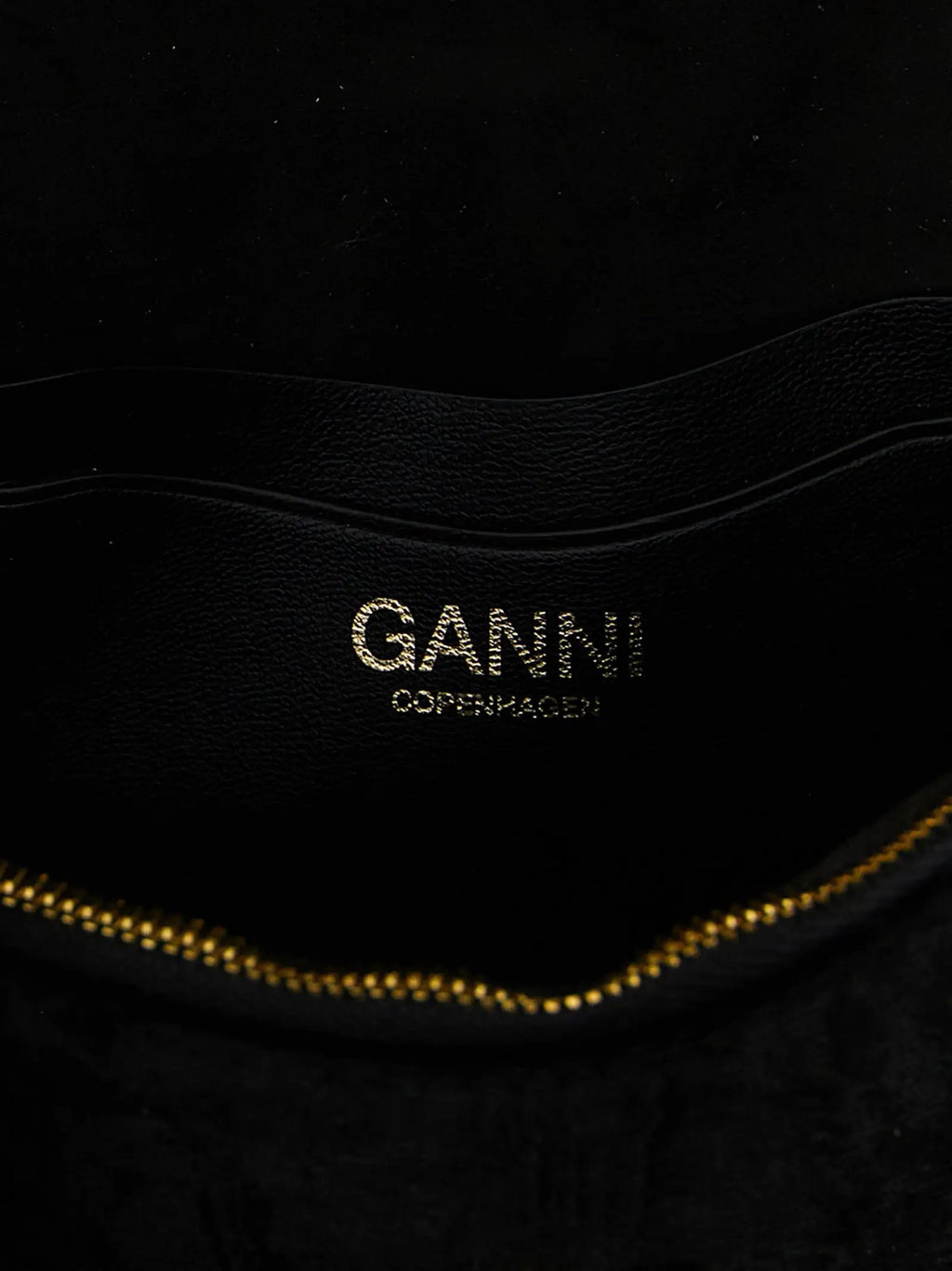 Ganni Black Polyester Cardholder