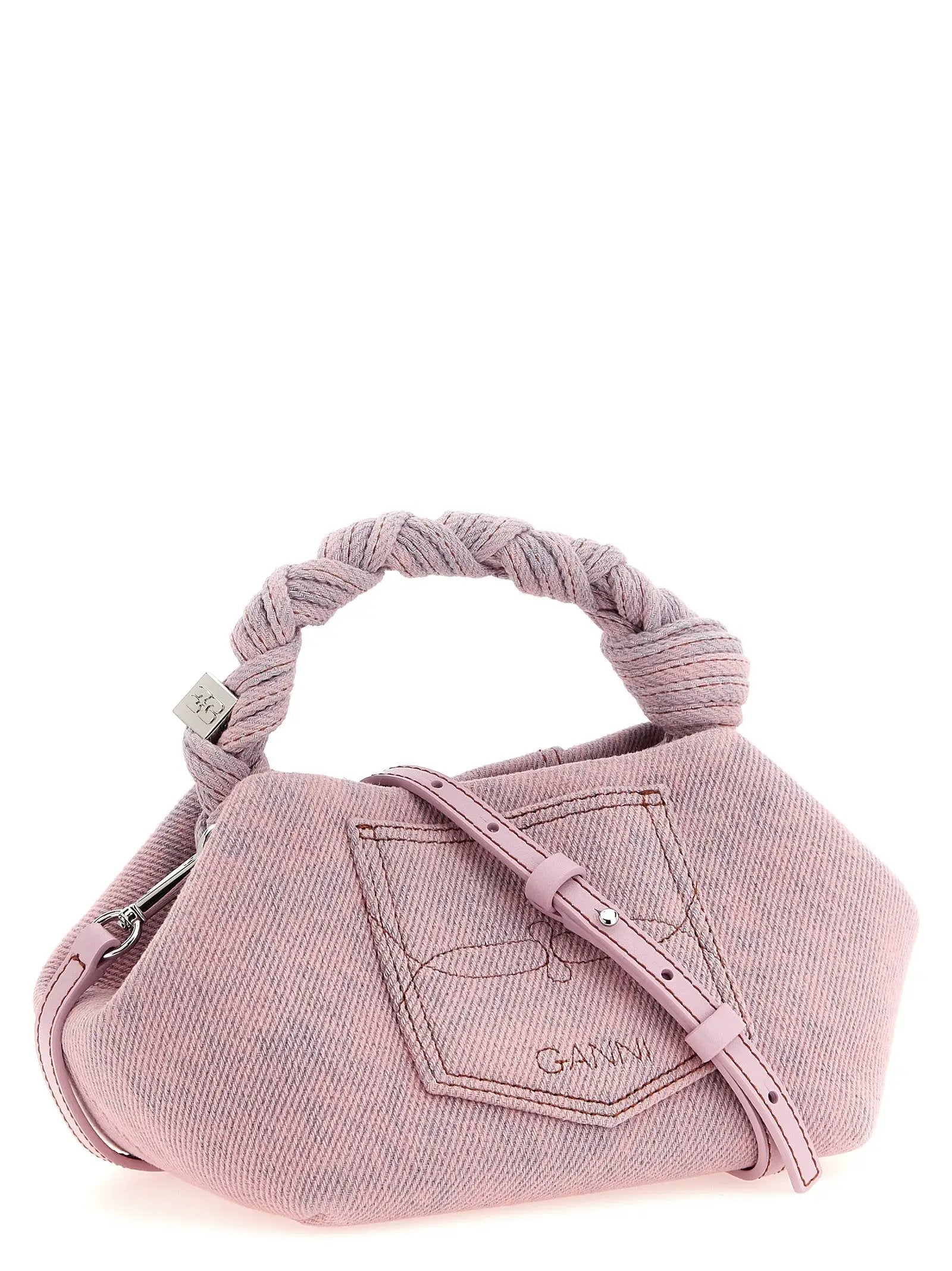 Ganni Multicolor Organic Cotton Handbag