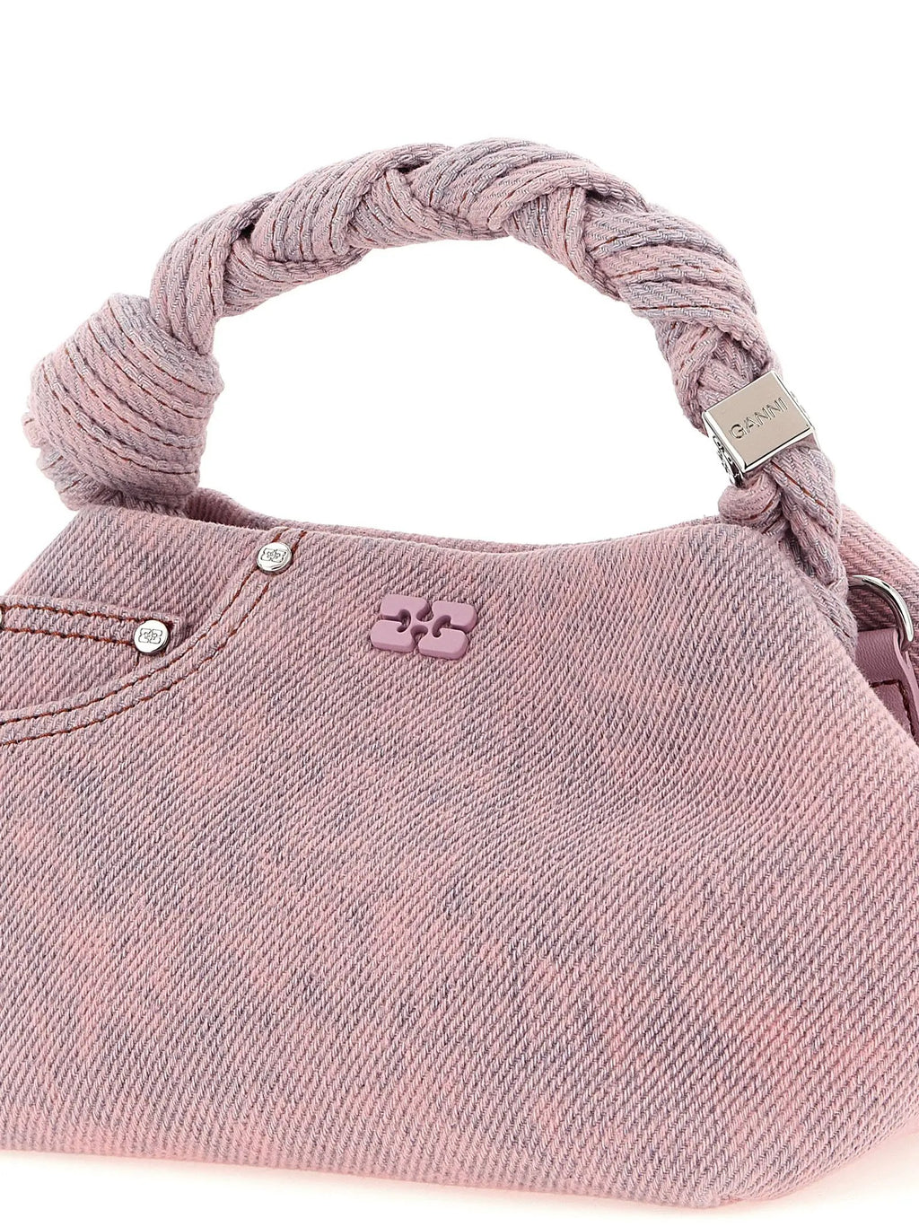 Ganni Multicolor Organic Cotton Handbag