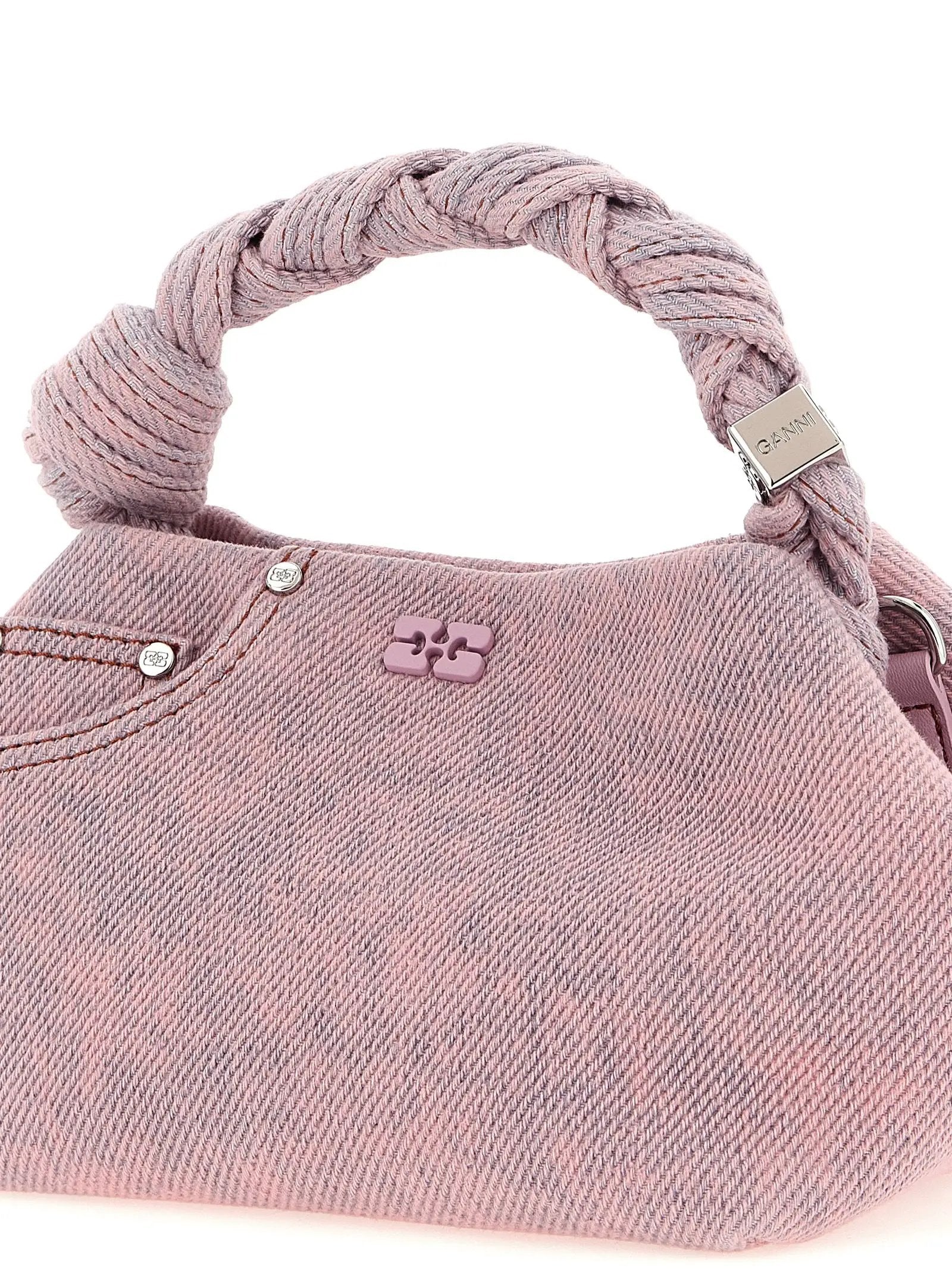 Ganni Multicolor Organic Cotton Handbag