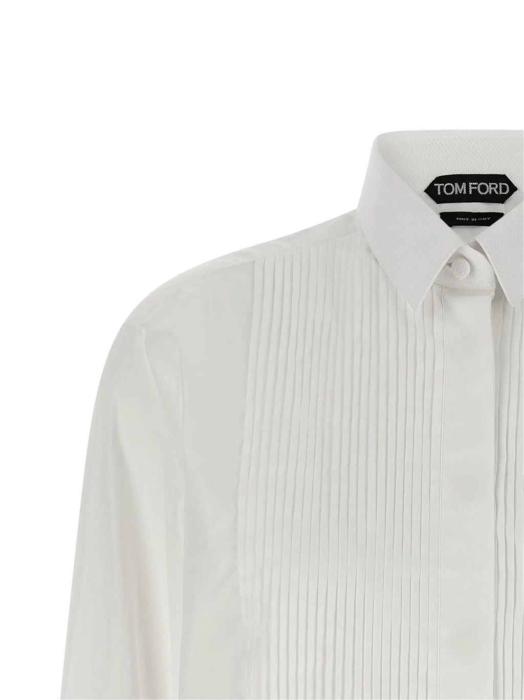 Tom Ford White Cotton Blouse