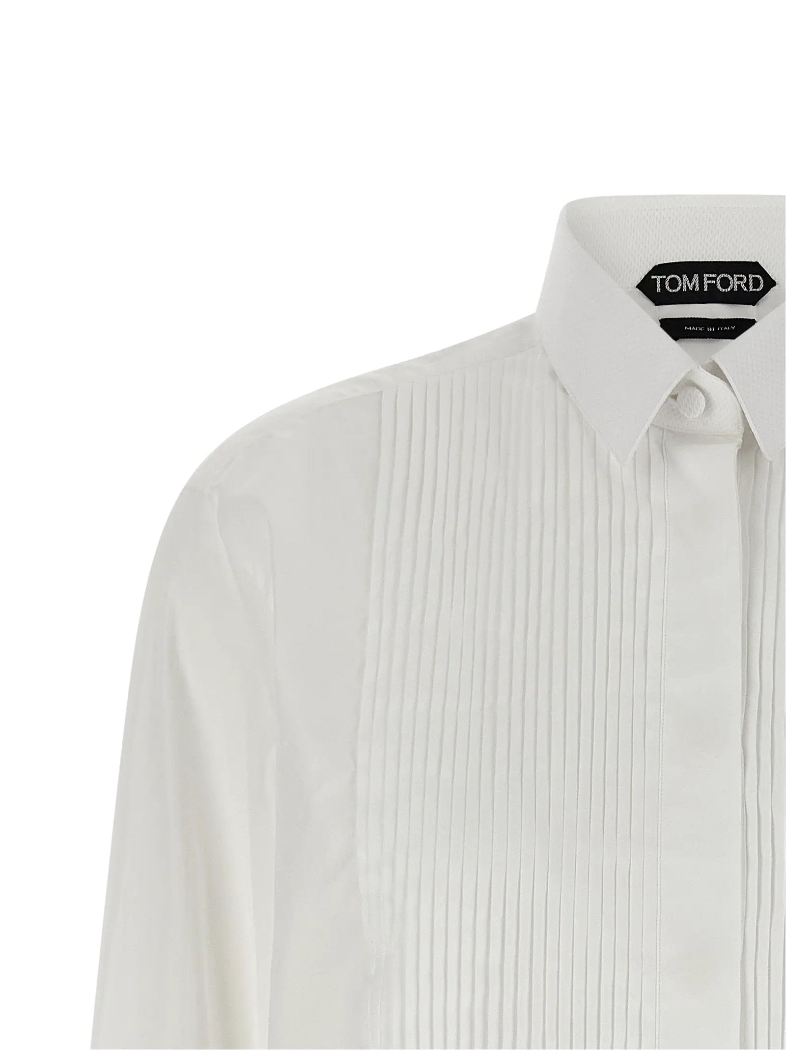 Tom Ford White Cotton Blouse