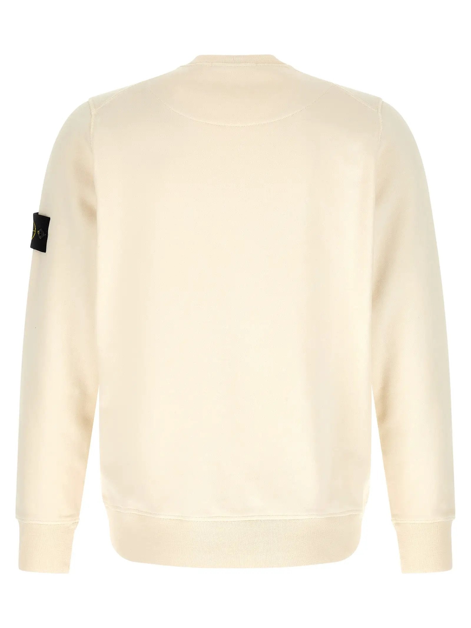 Stone Island Beige Cotton Sweatshirt