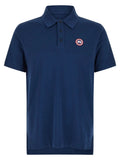 Polo en coton bleu Canada Goose