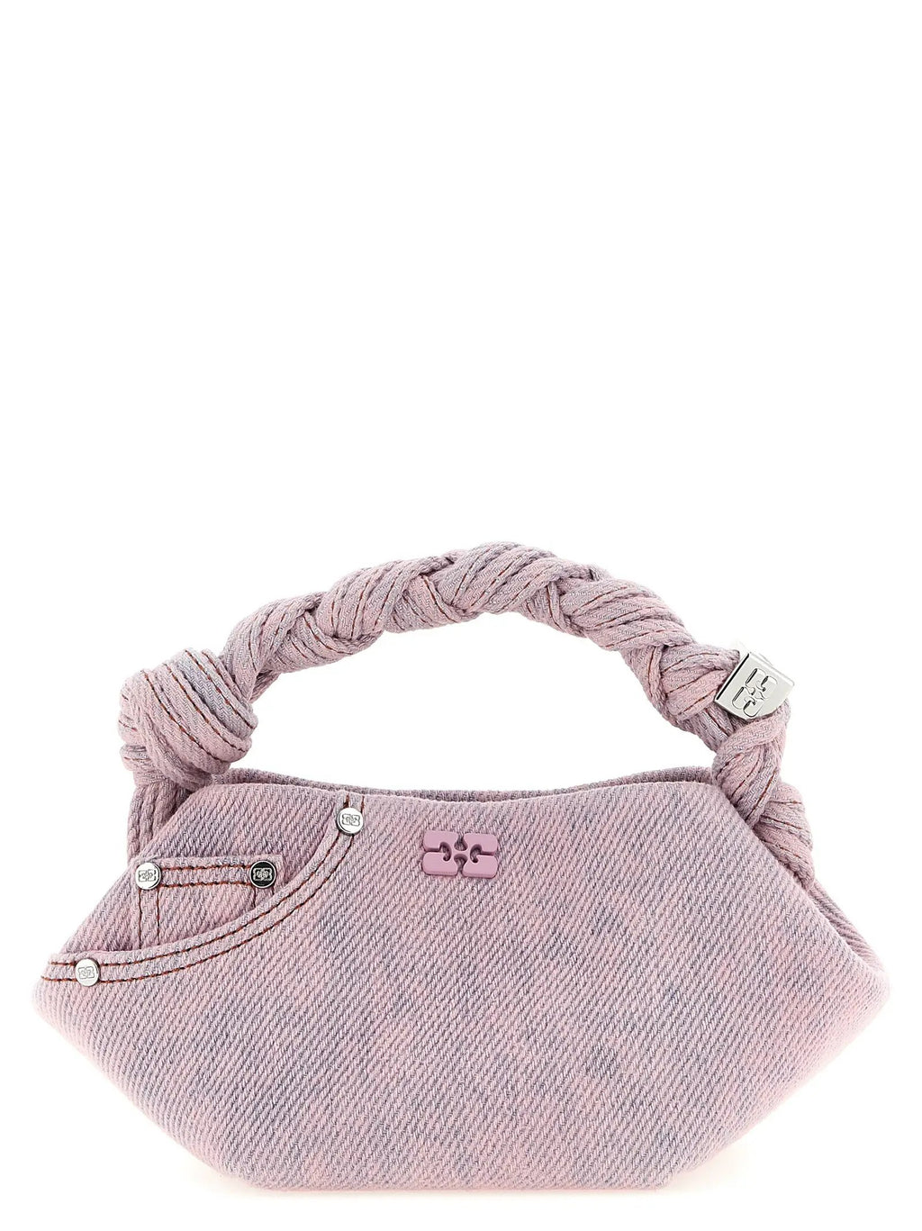 Ganni Multicolor Organic Cotton Handbag