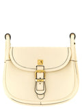 Valentino Garavani White Calfskin Shoulder Bag