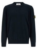 Stone Island Blue Cotton Cardigan