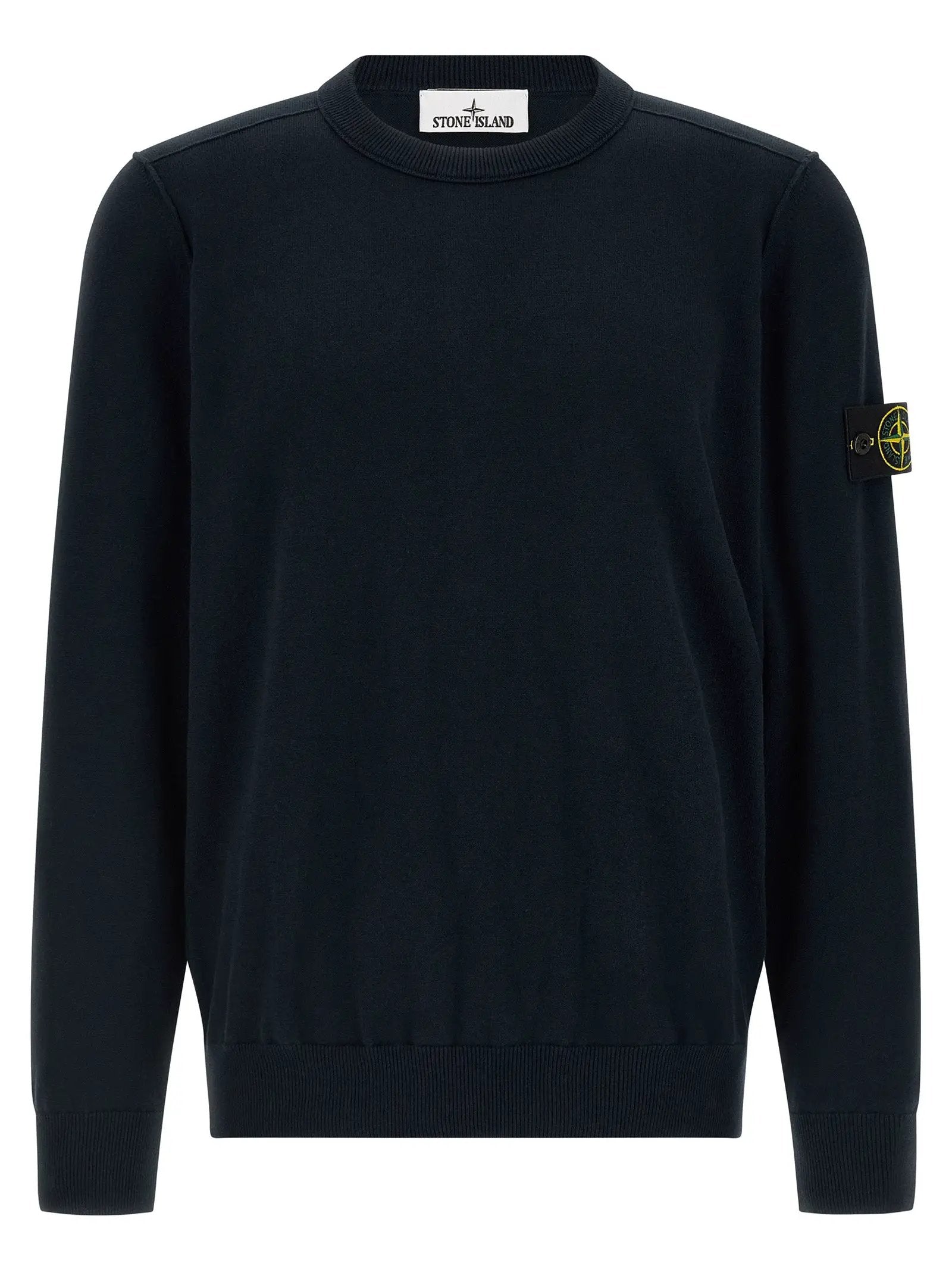 Stone Island Blue Cotton Cardigan