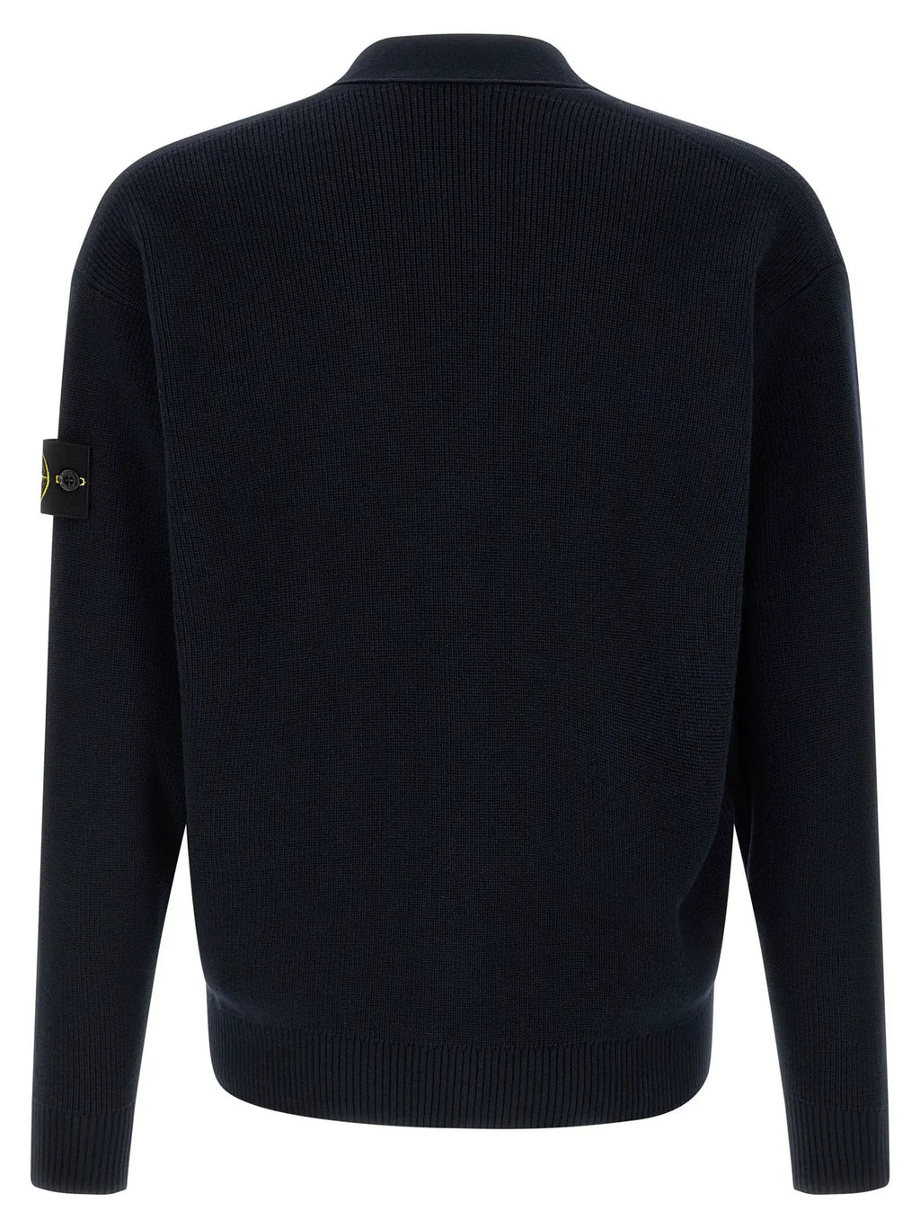Stone Island Blue Cotton Cardigan