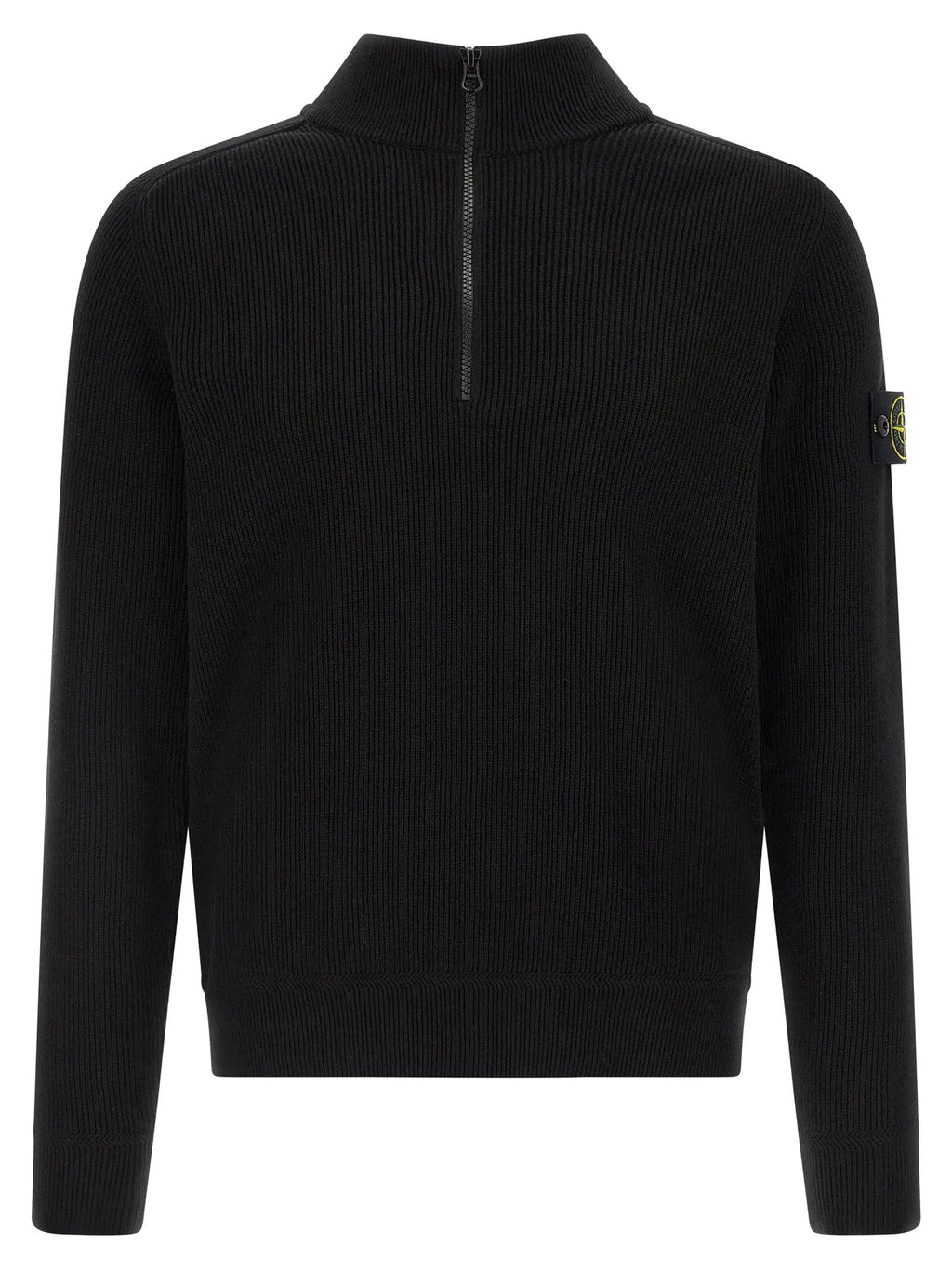 Stone Island Black Cotton Cardigan