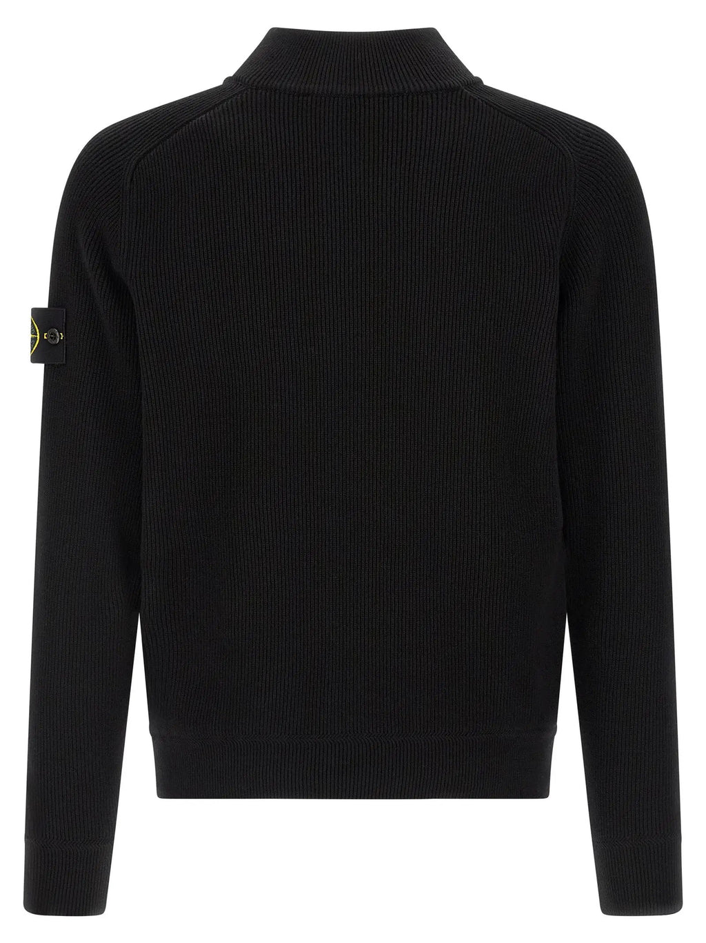 Stone Island Black Cotton Cardigan