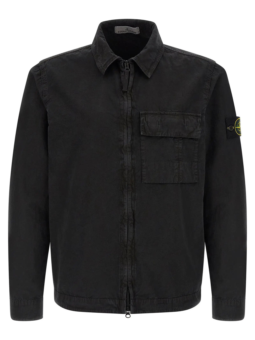 Stone Island Black Cotton Blouse