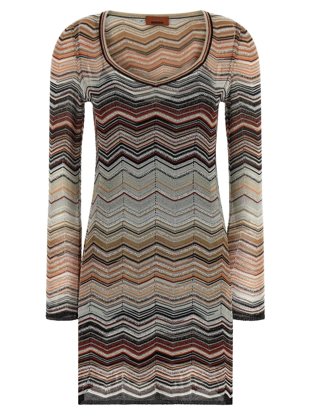 Missoni Brown Viscose Short Dress