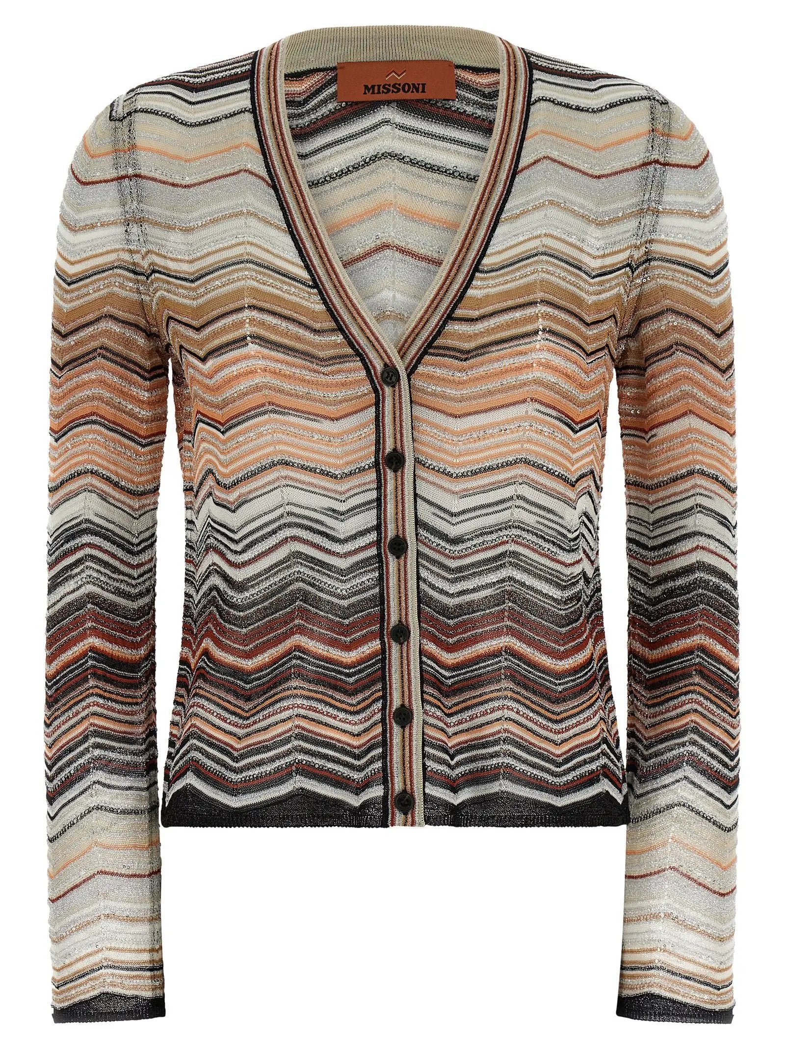 Missoni Brown Viscose Cardigan