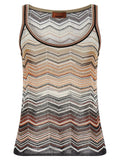 Missoni Multicolor Viscose Tank Tops