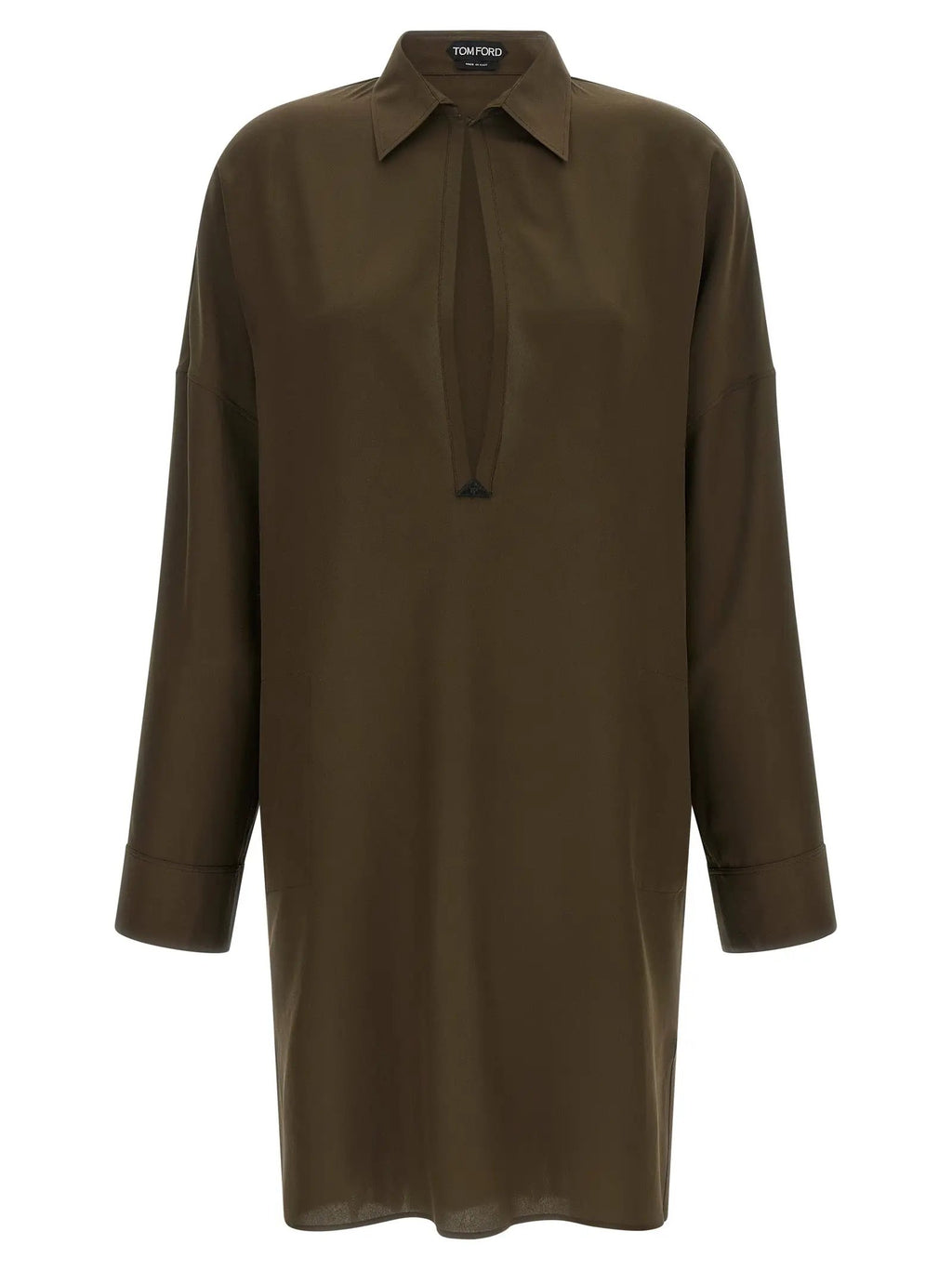 Tom Ford Bicolor Silk Midi Dress