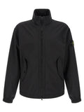 Stone Island Black Polyester Shell Jacket