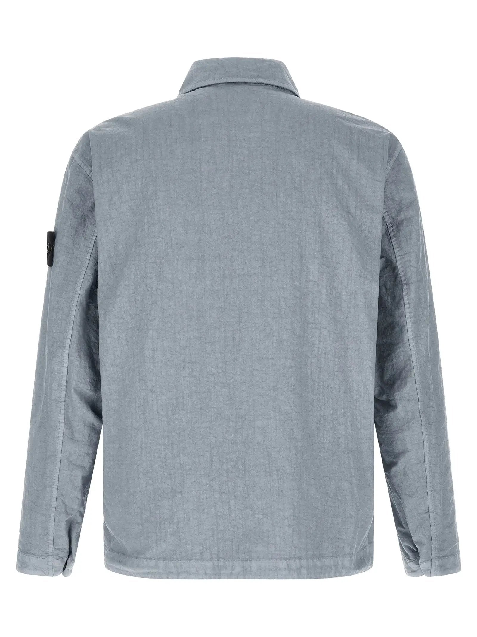 Stone Island Blue Polyamide Blouse