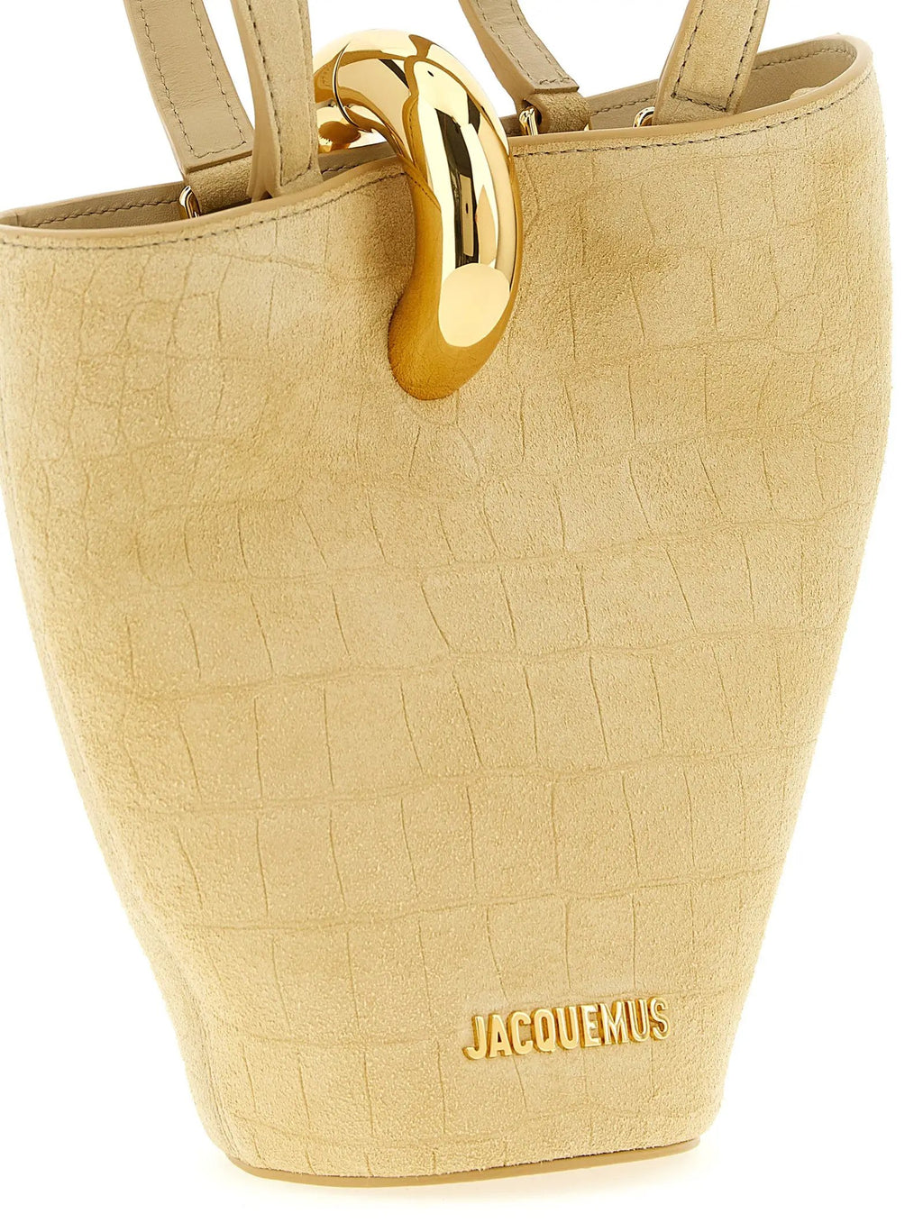 Jacquemus Beige Calfskin Handbag