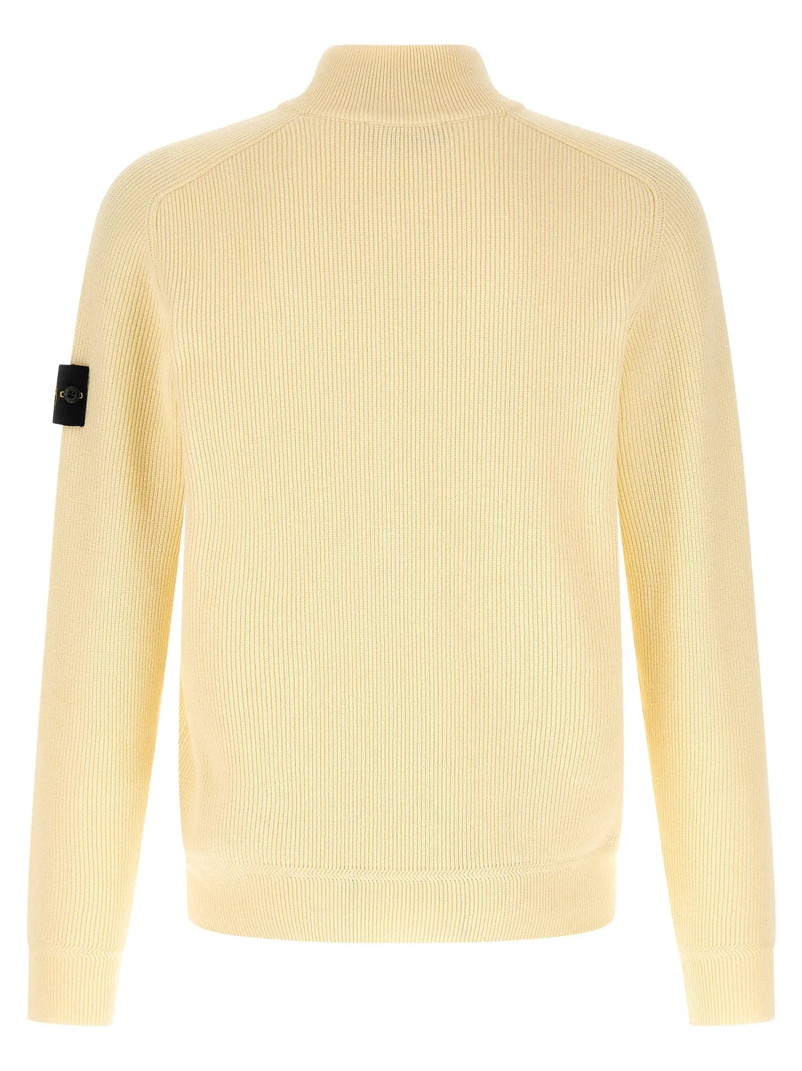 Stone Island Beige Cotton Cardigan