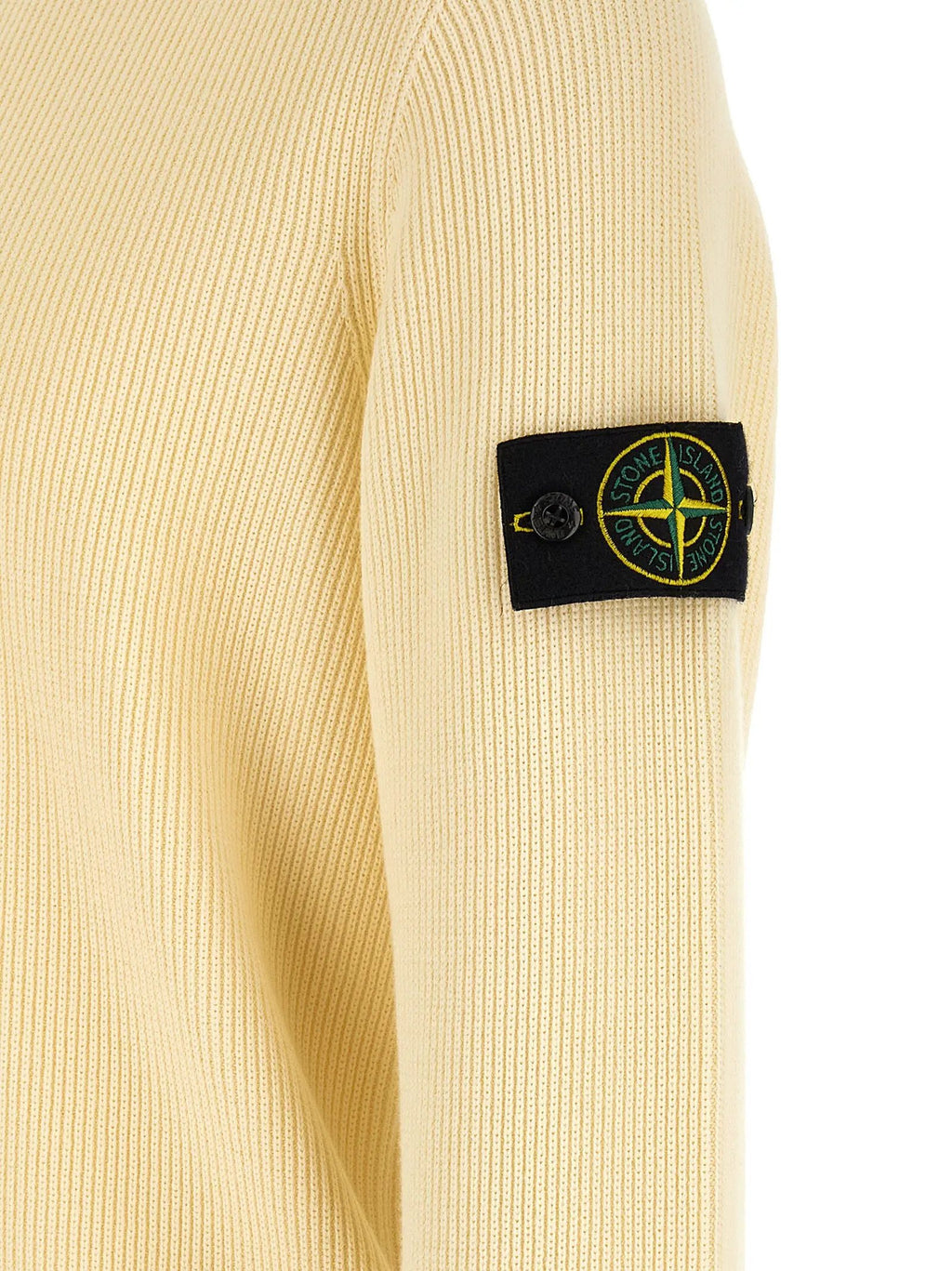 Stone Island Beige Cotton Cardigan