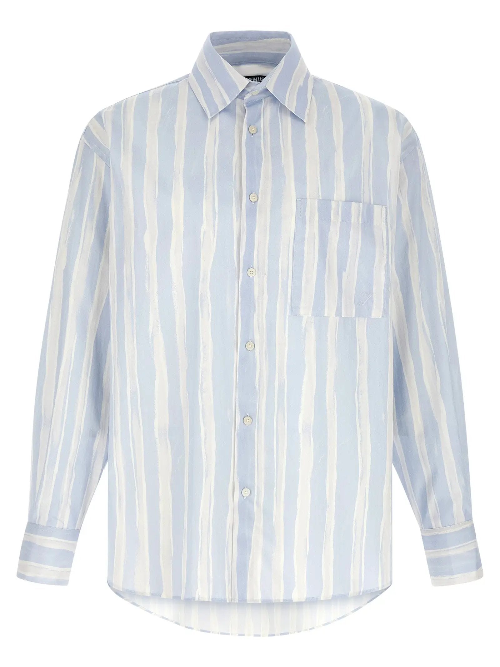 Jacquemus Blue Cotton Blouse