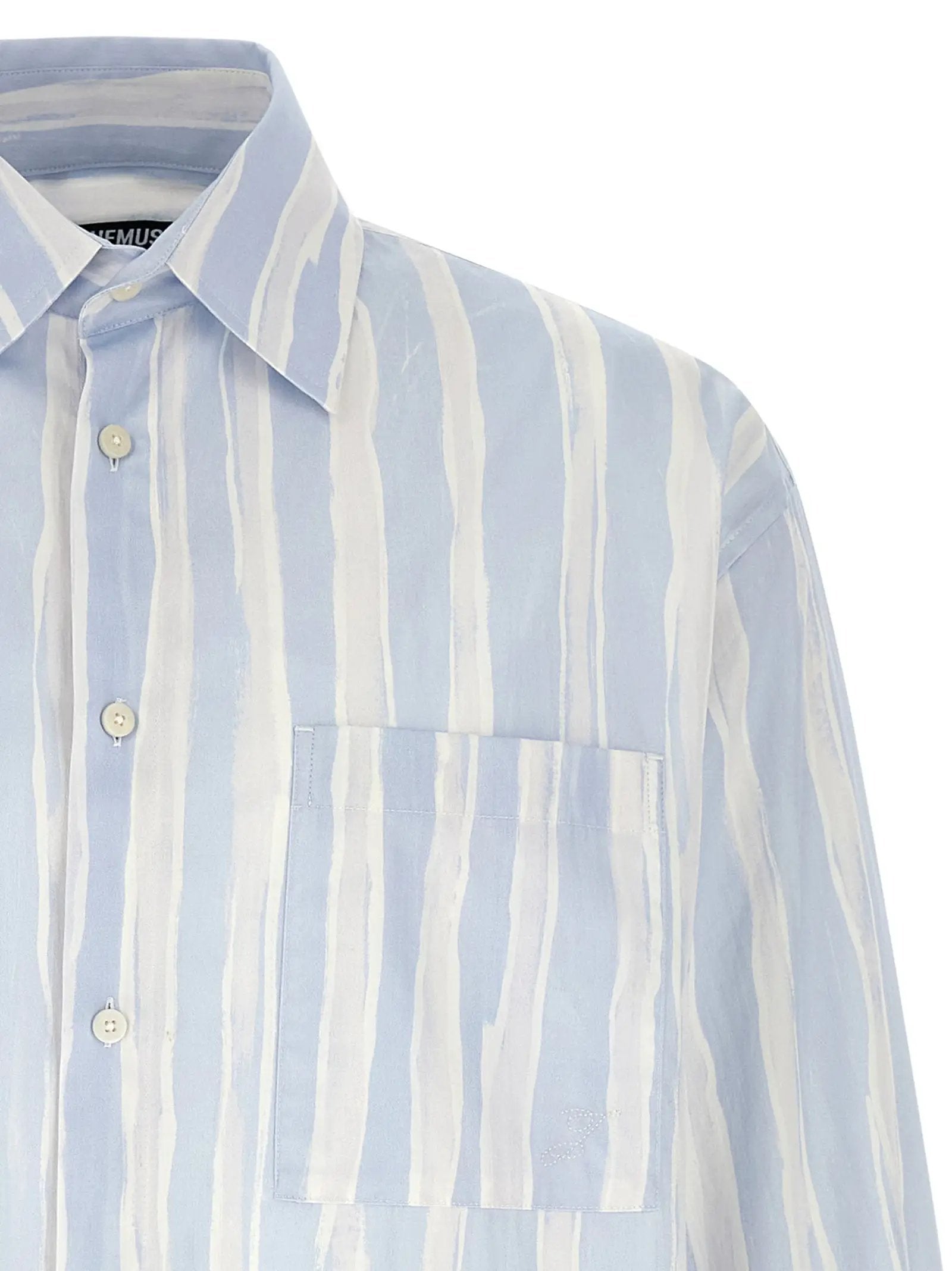 Jacquemus Blue Cotton Blouse