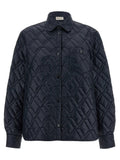 Moncler Blue Polyamide Shell Jacket