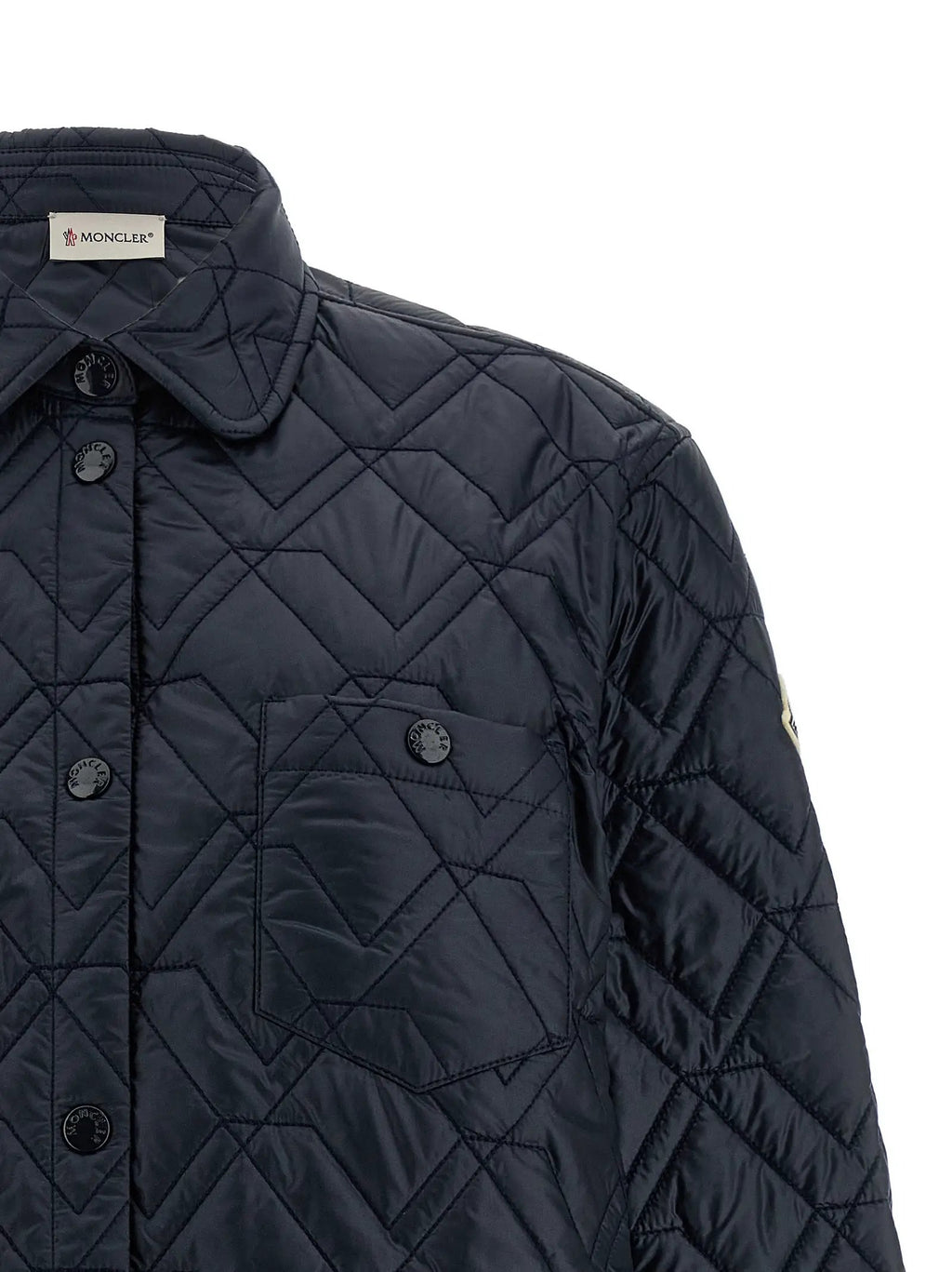 Moncler Blue Polyamide Shell Jacket