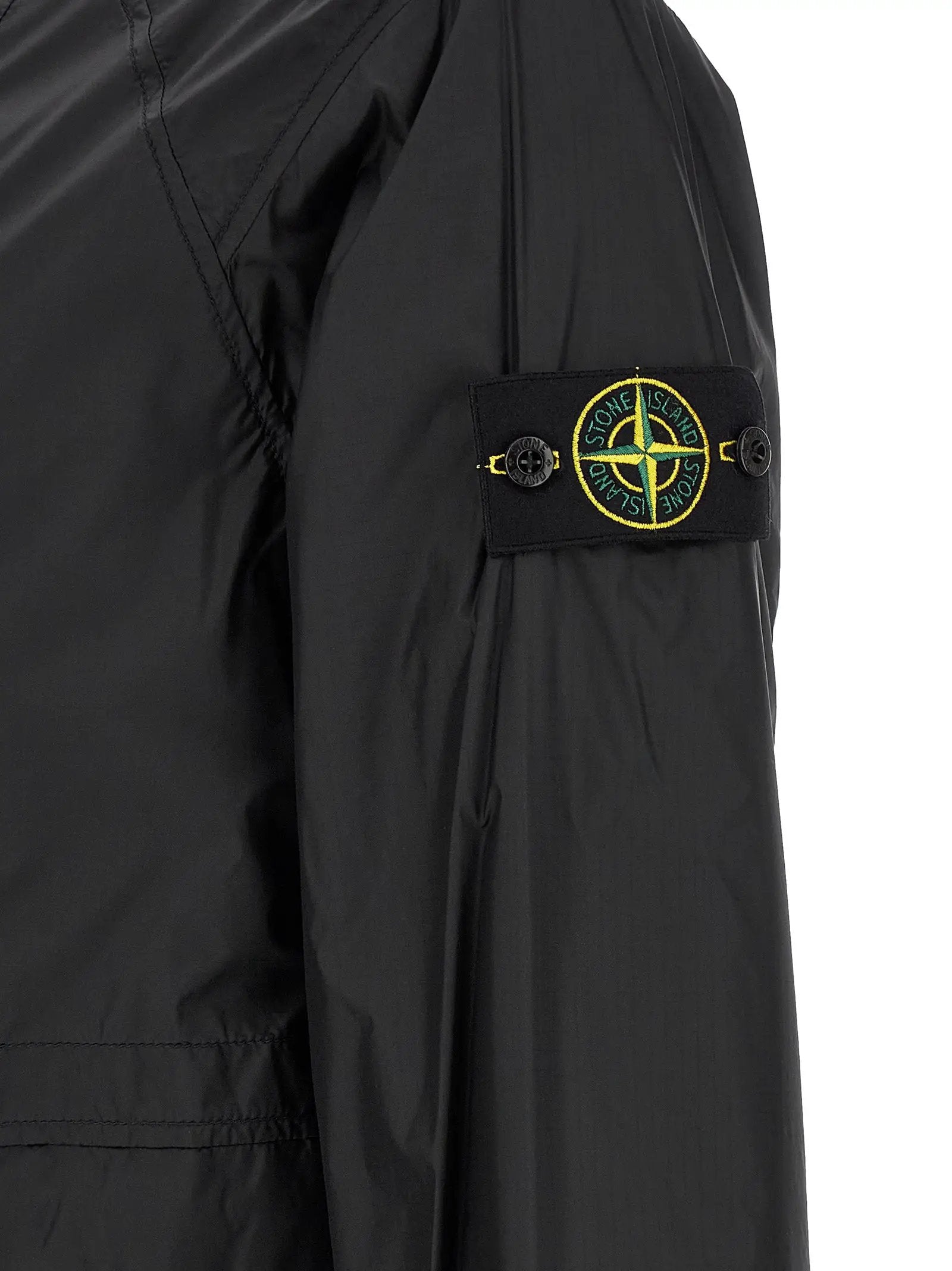Stone Island Blue Polyamide Shell Jacket