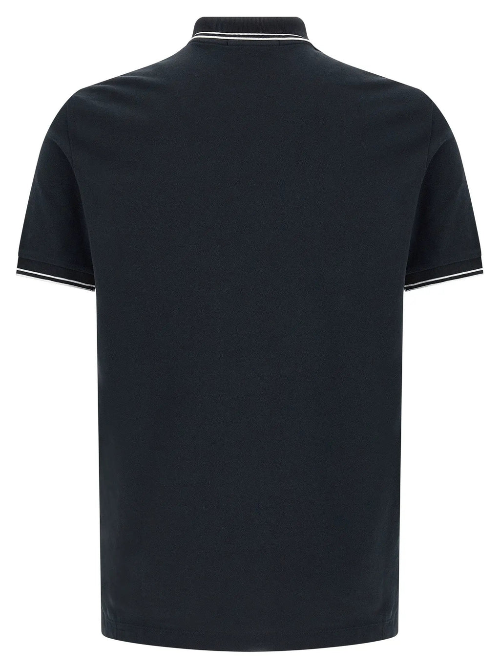 Stone Island Blue Cotton Polo Shirt