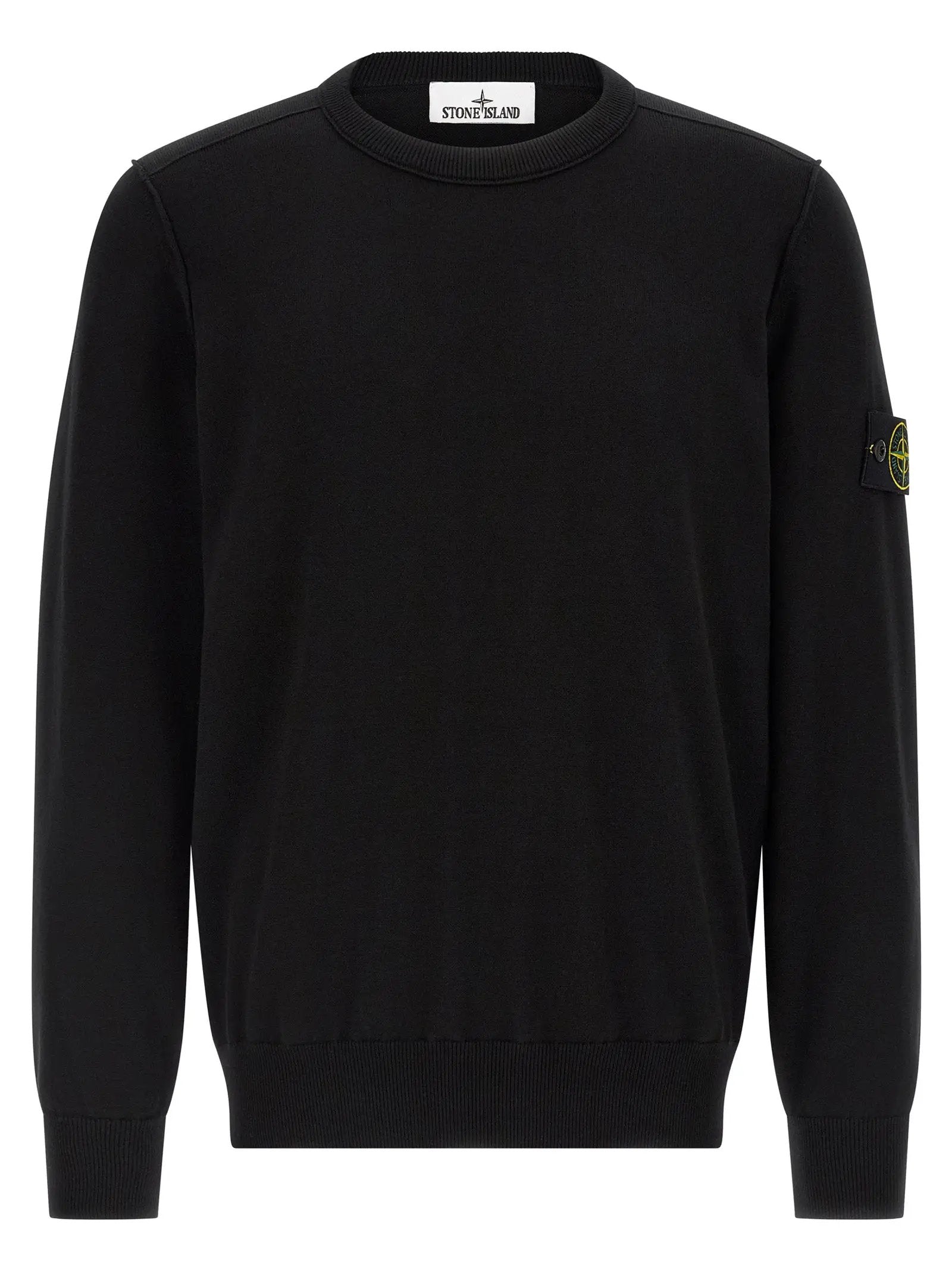 Stone Island Black Cotton Cardigan