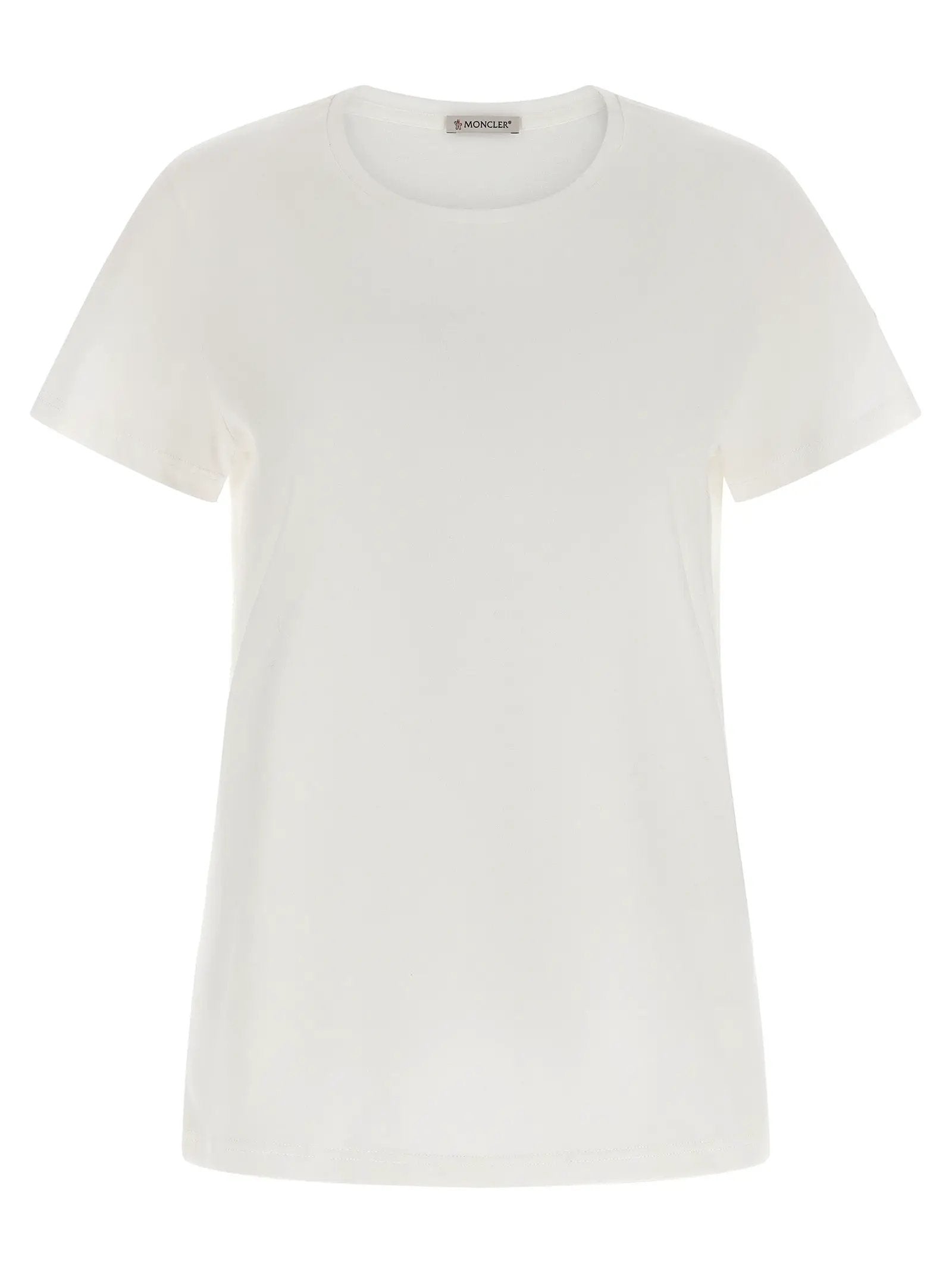 Moncler White Cotton T-Shirt