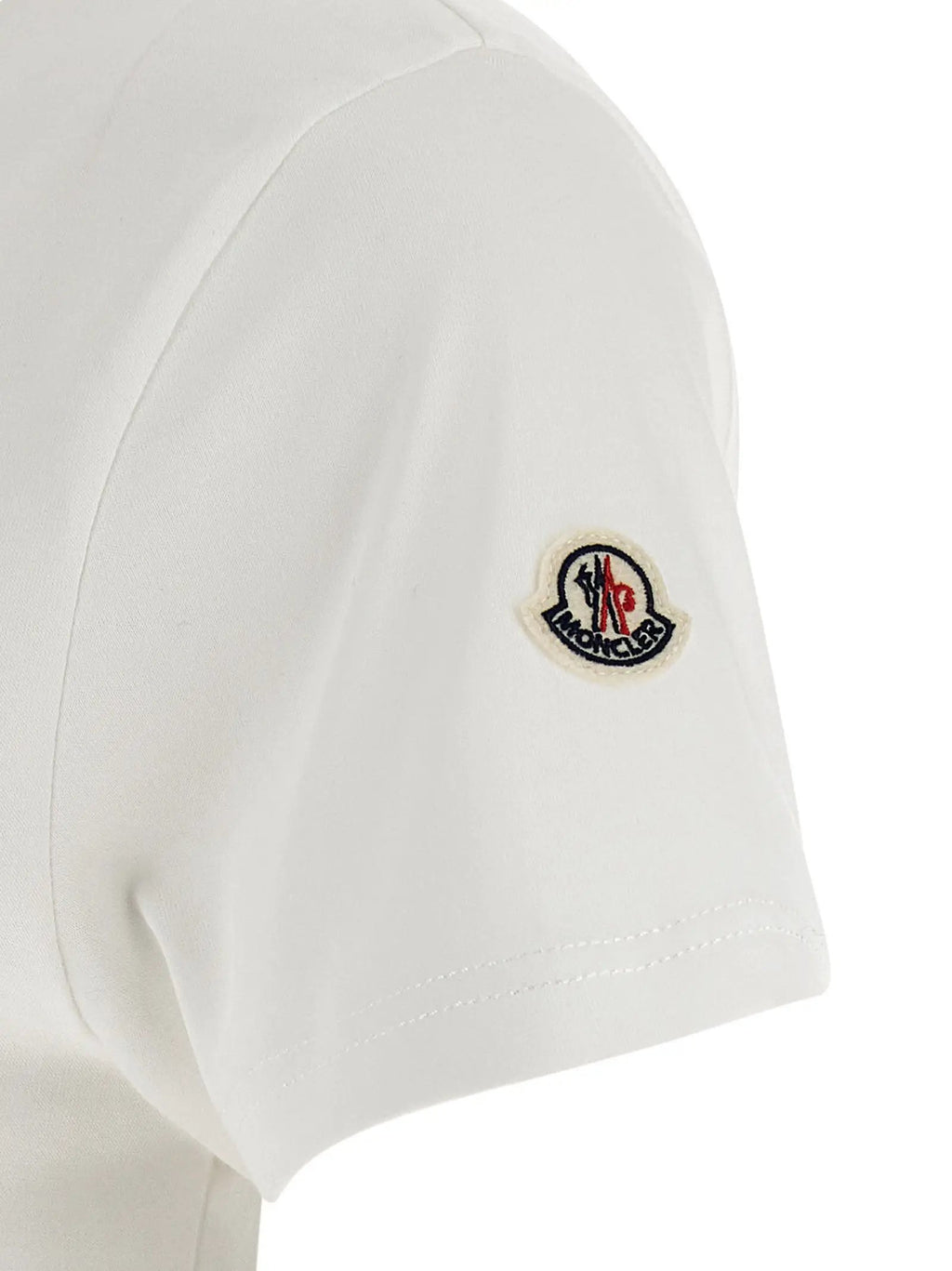 Moncler White Cotton T-Shirt