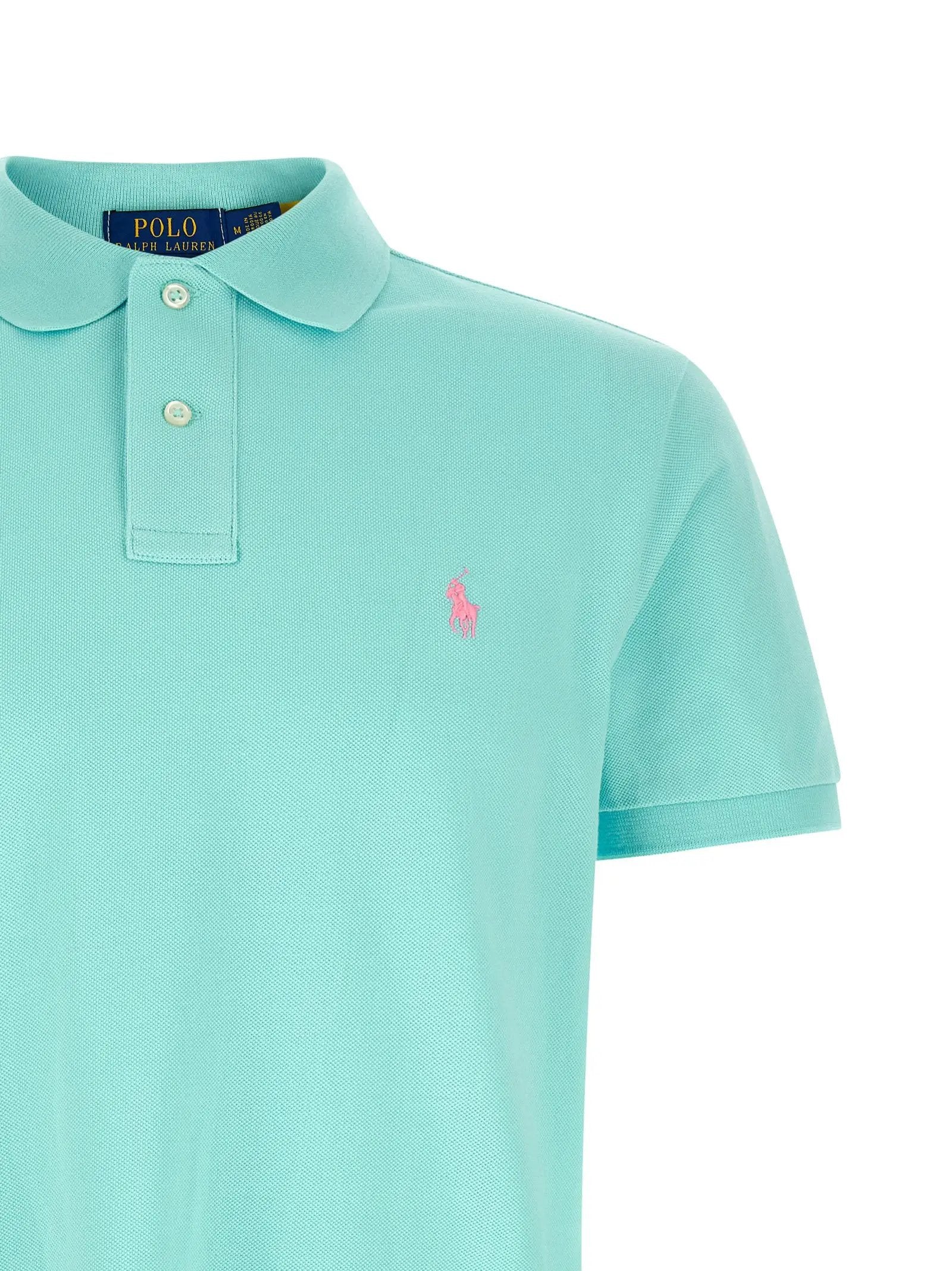 Polo Ralph Lauren Blue Cotton Polo Shirt