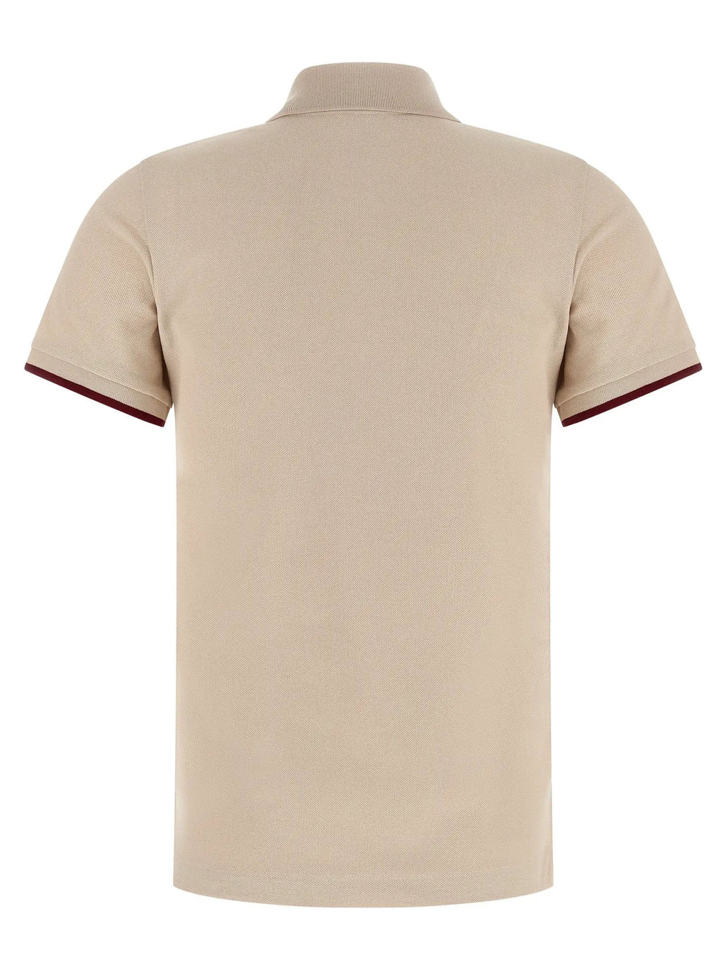 Moncler Beige Cotton Polo Shirt