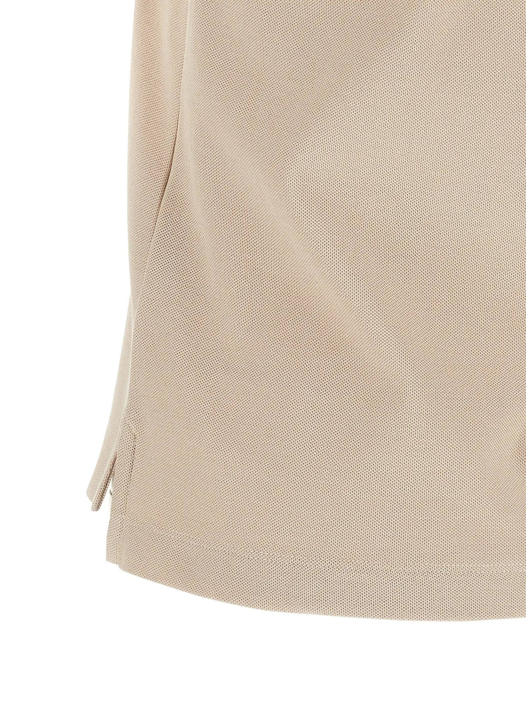 Moncler Beige Cotton Polo Shirt