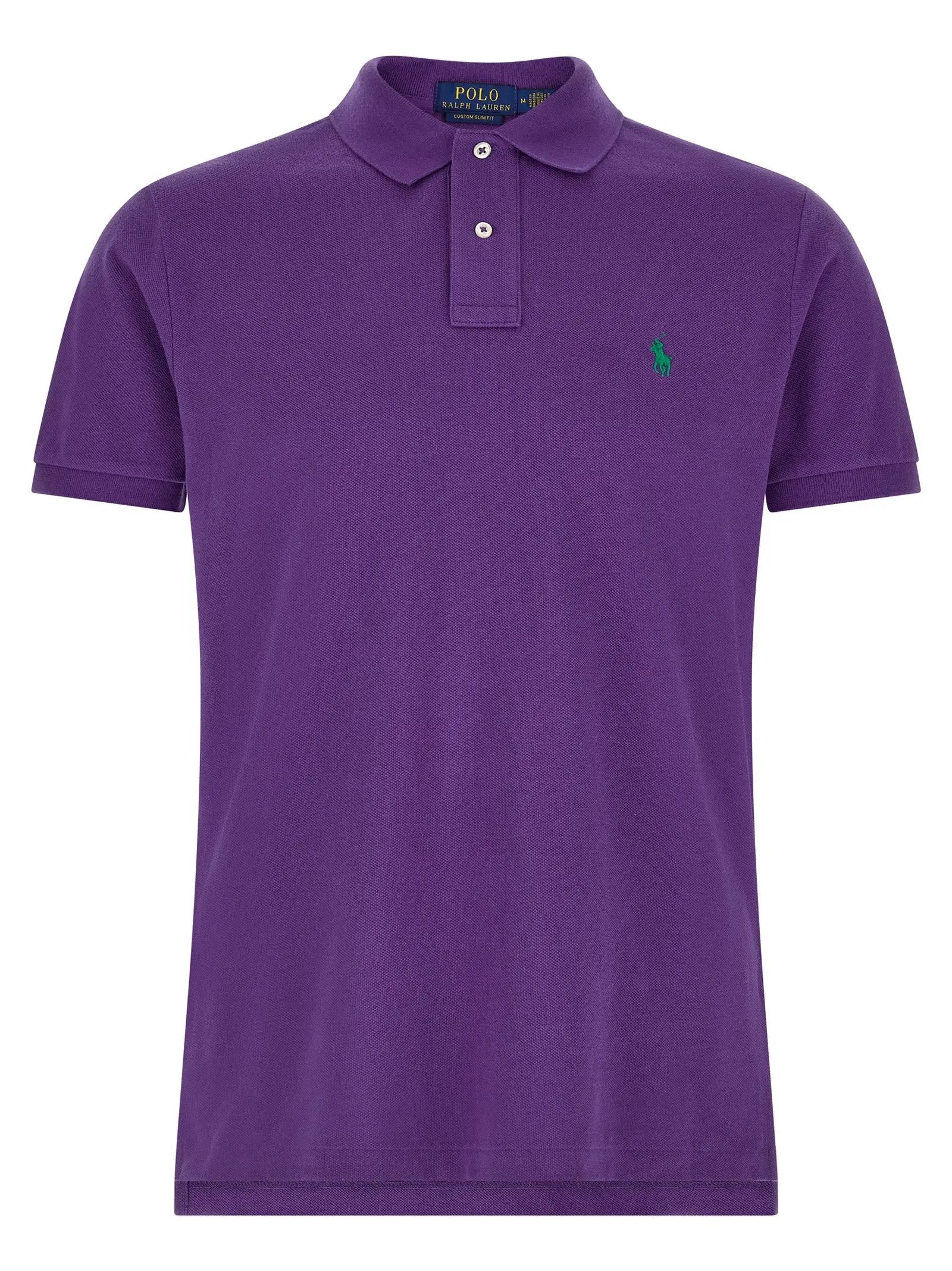 Polo Ralph Lauren Purple Cotton Polo Shirt