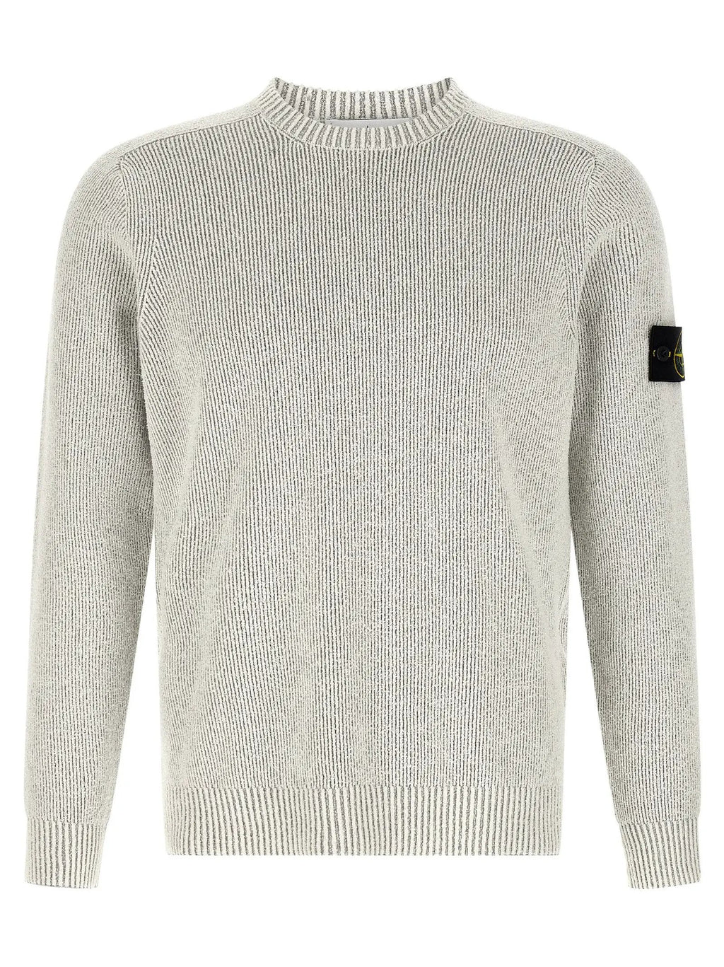 Stone Island Gray Cotton Cardigan