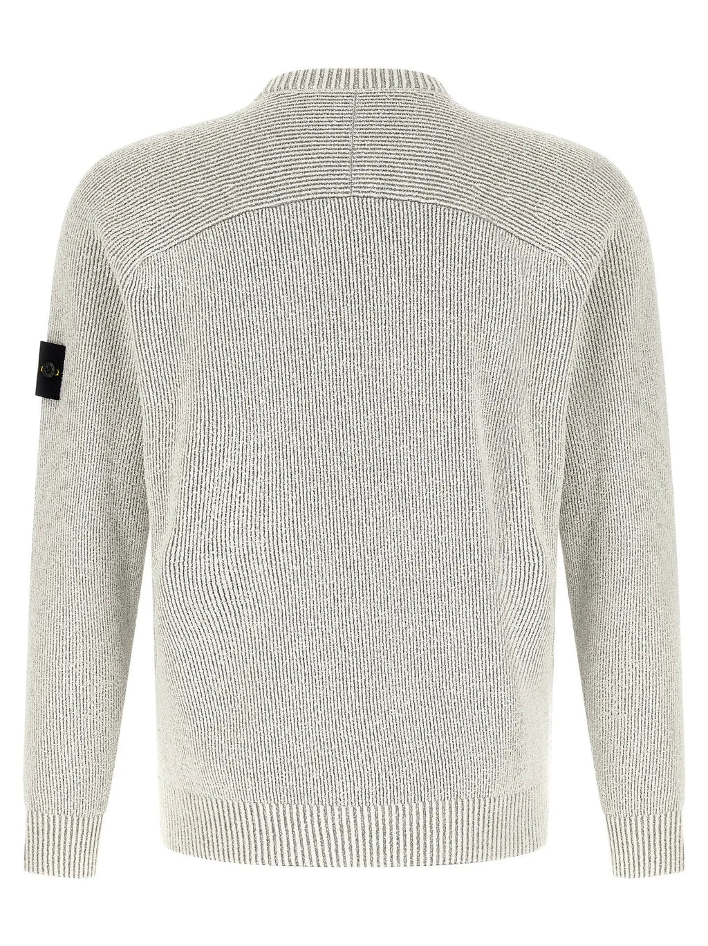 Stone Island Gray Cotton Cardigan