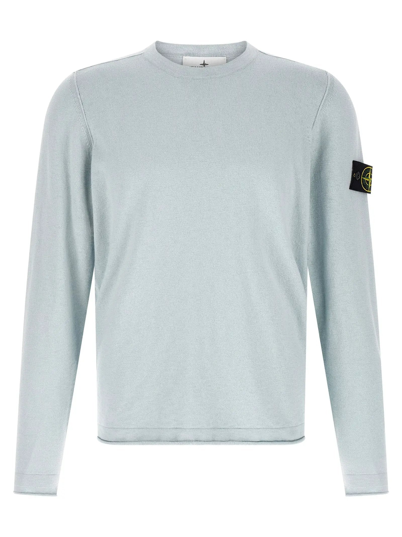Stone Island Blue Cotton Cardigan